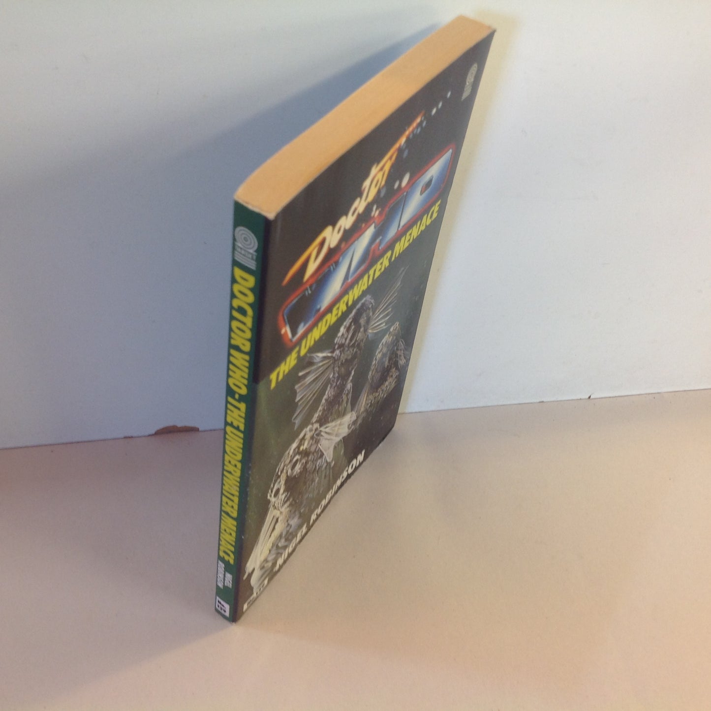 Vintage 1988 Mass Market Paperback Doctor Who: The Underwater Menace Nigel Robinson First