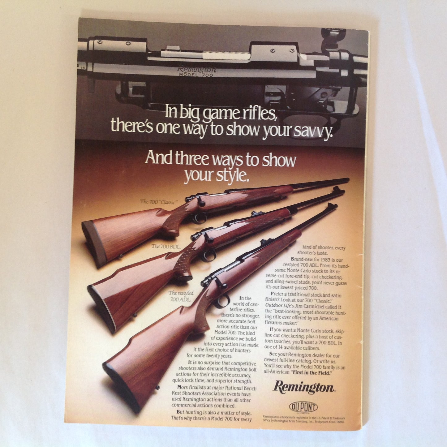 Vintage Mar 1983 American Rifleman Magazine Automatics From Steyr Firearms Plating Kimber .22 Hornet
