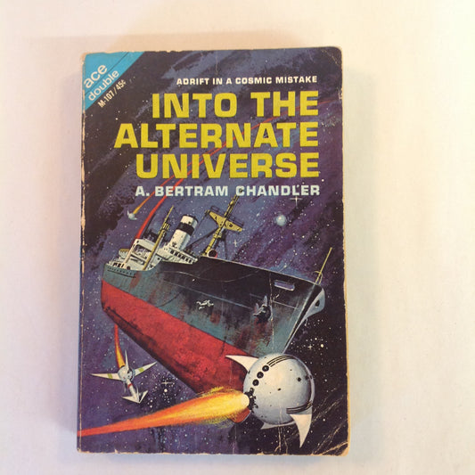 Vintage 1964 ACE Double Mass Market Paperback Into the Alternate Universe/The Coils of Time A. Bertram Chandler