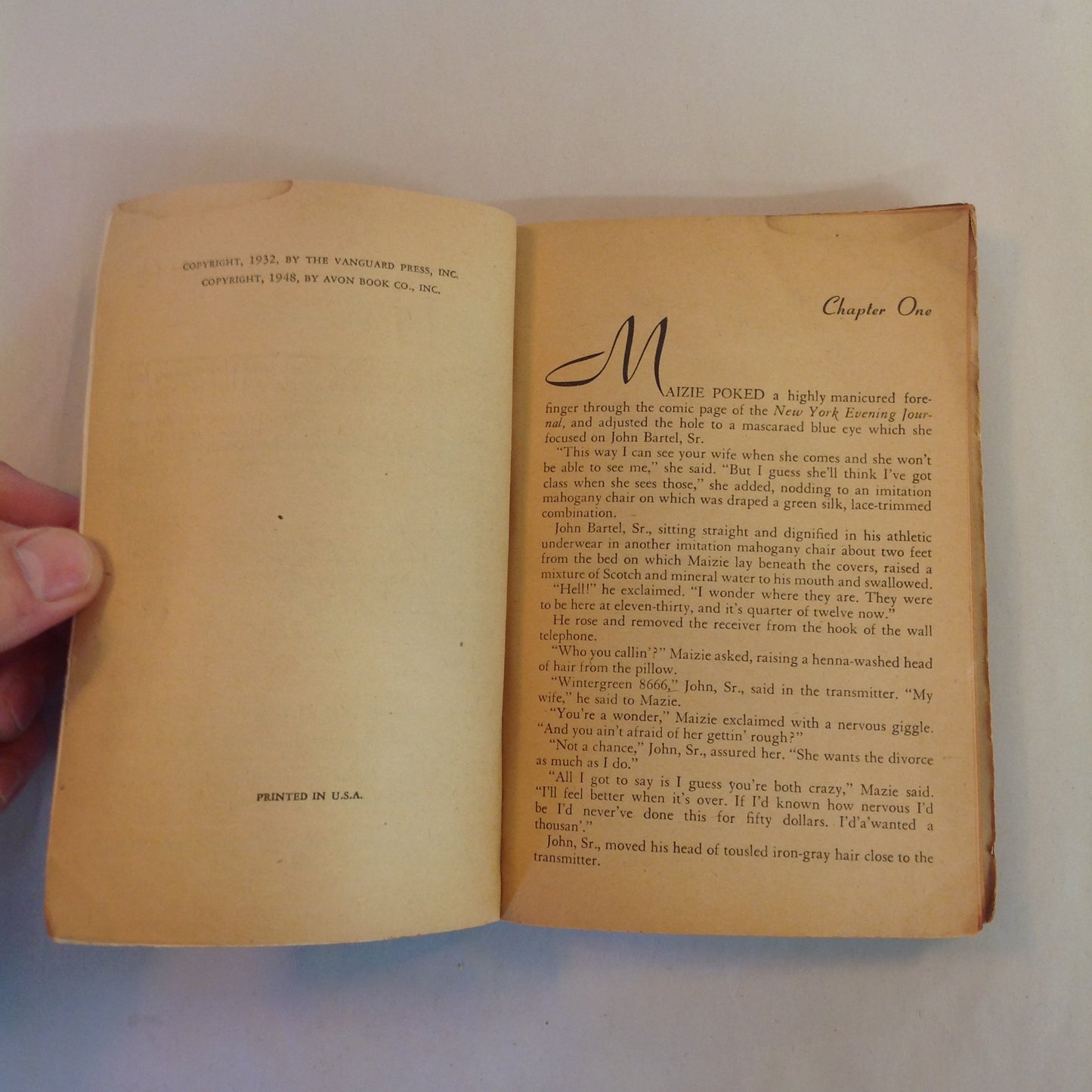 Vintage 1948 Mass Market Paperback The Story of John Bartel Jr. Donald Henderson Clarke