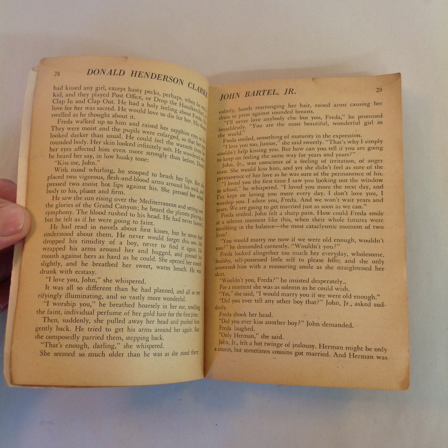 Vintage 1948 Mass Market Paperback The Story of John Bartel Jr. Donald Henderson Clarke