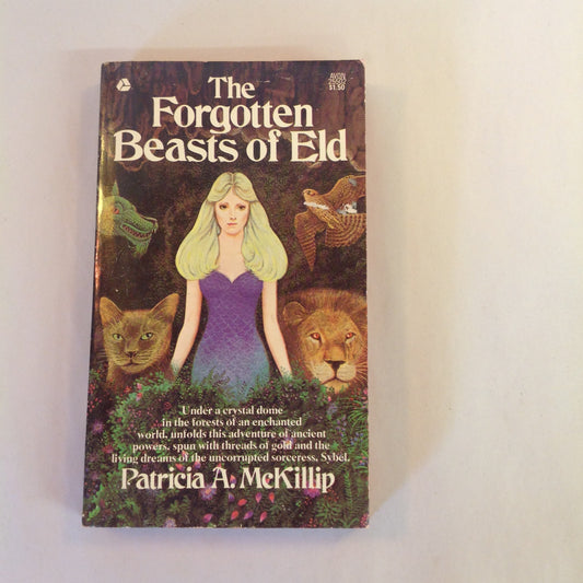 Vintage 1975 Mass Market Paperback The Forgotten Beasts of Eld Patricia McKillip