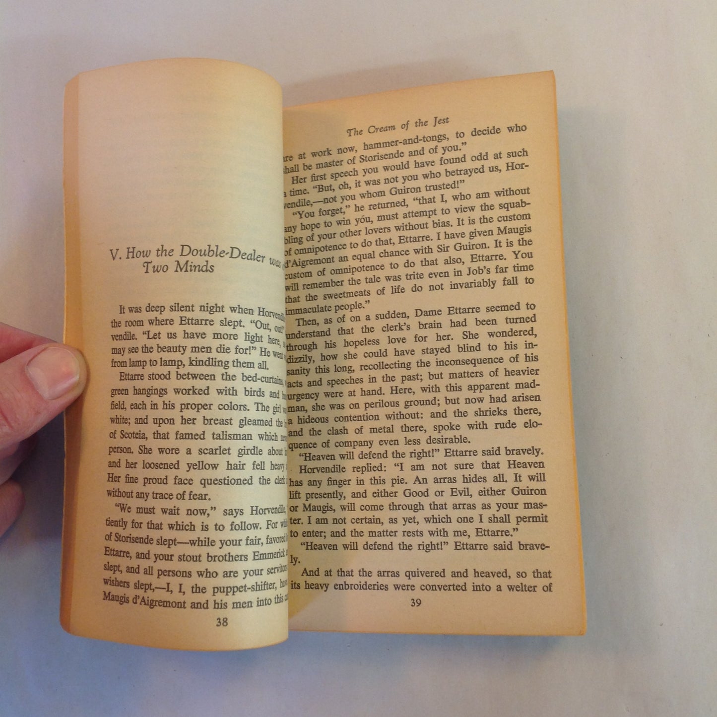 Vintage 1971 Mass Market Paperback The Cream of the Jest James Branch Cabell