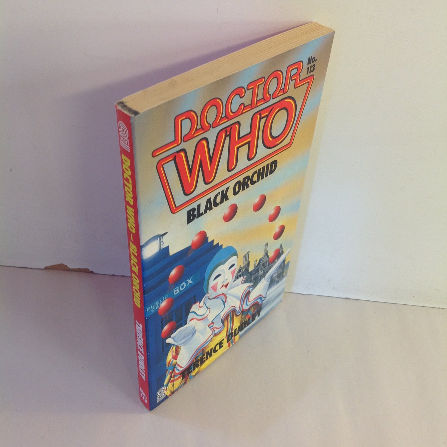 Vintage 1987 Mass Market Paperback Doctor Who: Black Orchid Terence Dudley First Edition