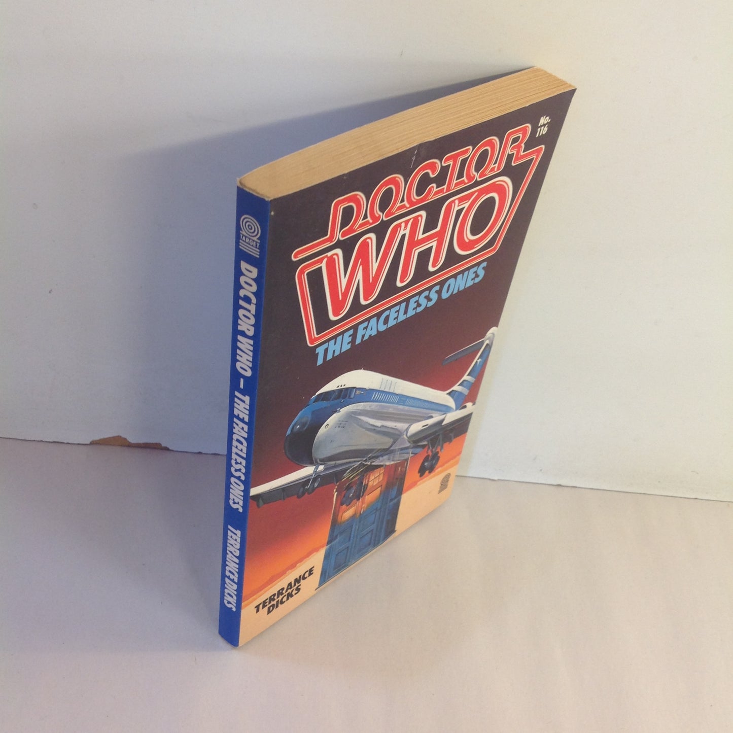 Vintage 1987 Mass Market Paperback Doctor Who: The Faceless Ones Terrance Dicks First Ed