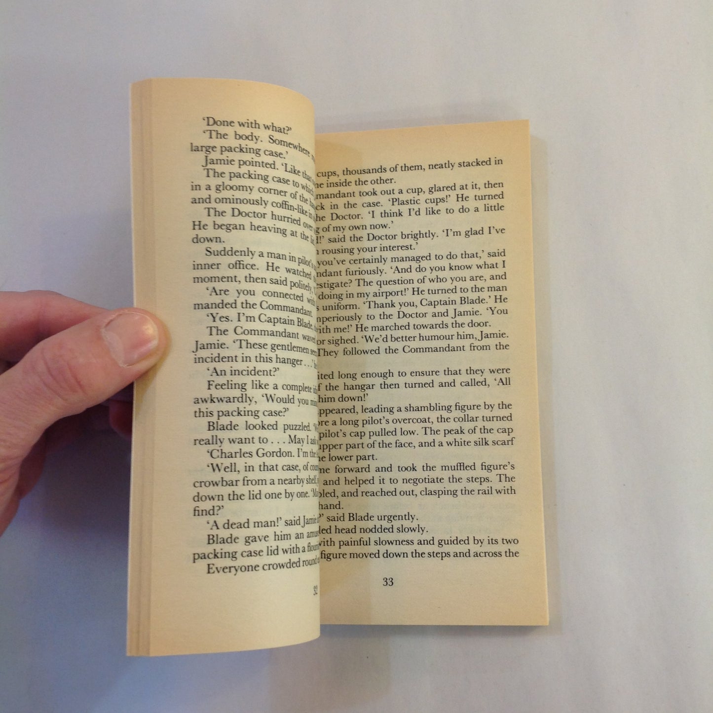 Vintage 1987 Mass Market Paperback Doctor Who: The Faceless Ones Terrance Dicks First Ed