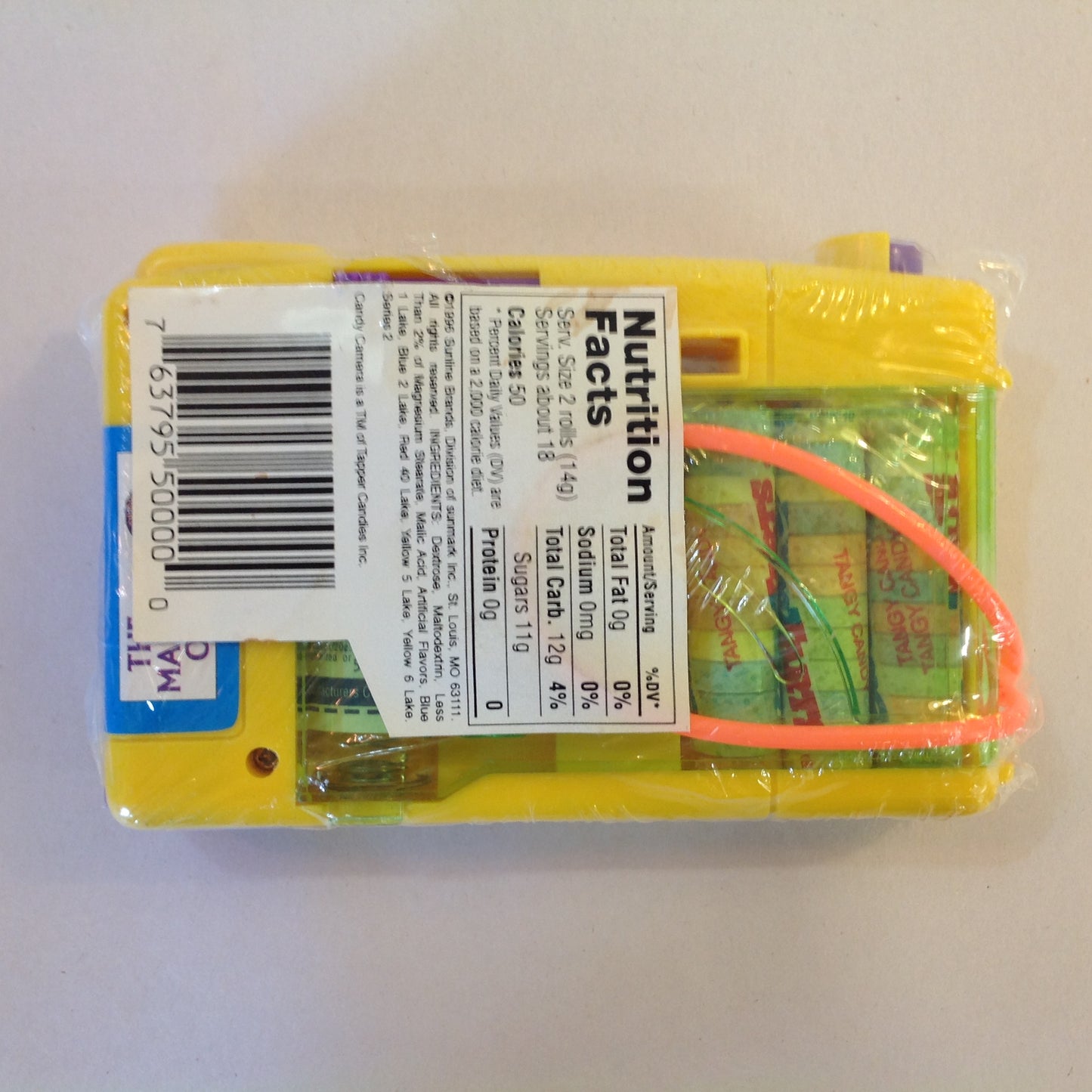 Vintage 1996 Unopened Tapper SweetTarts Candy Camera Candy Container