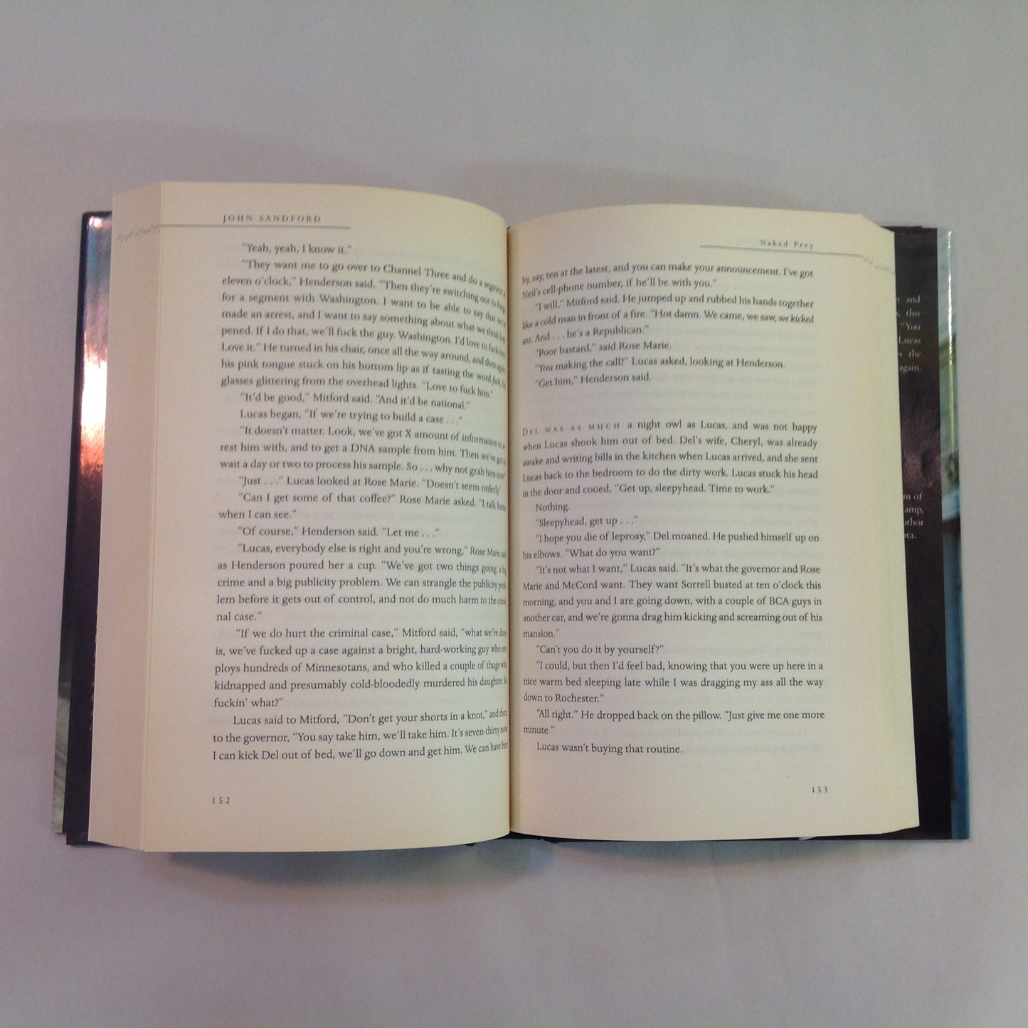 Vintage 2003 Hardcover NAKED PREY John Sandford