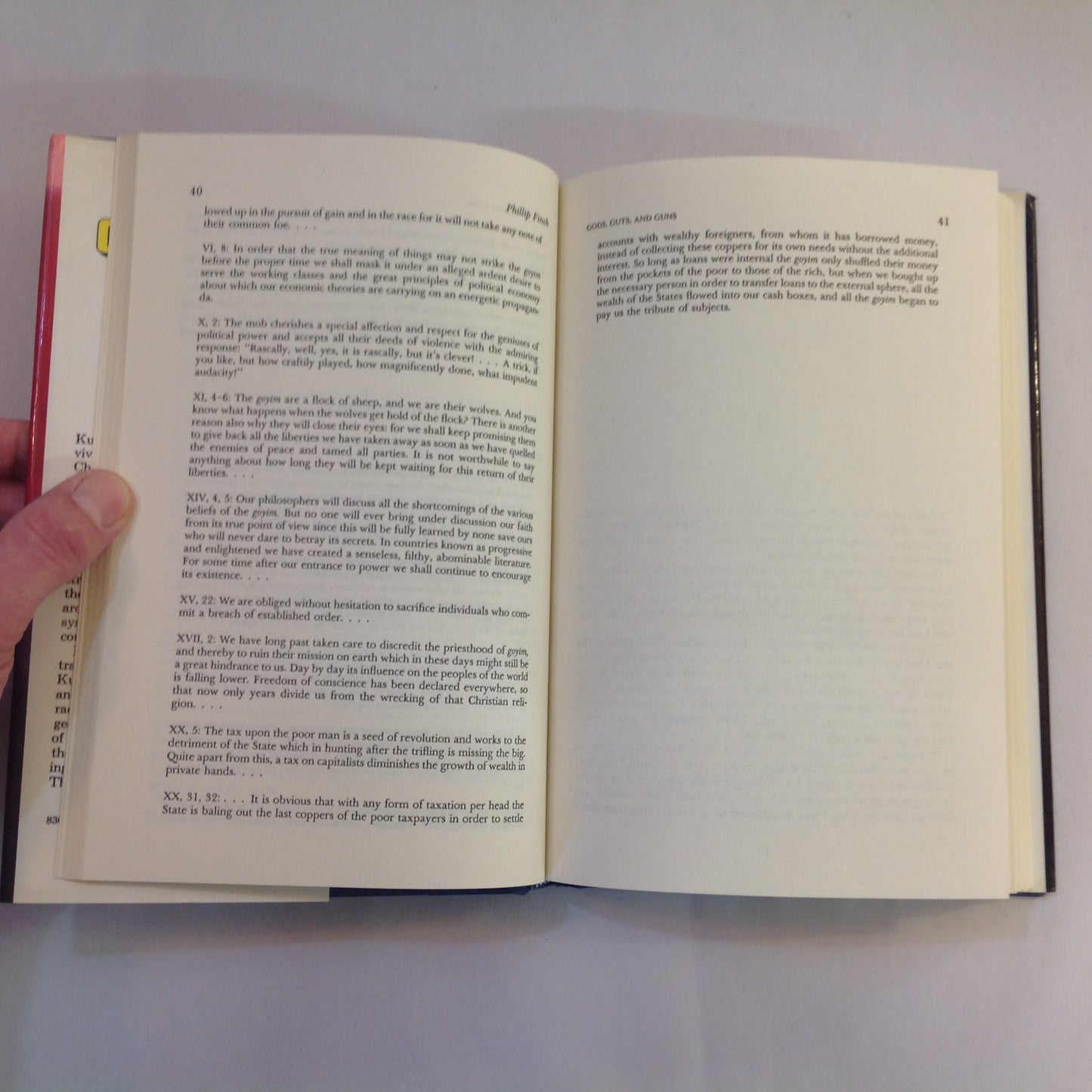 Vintage 1983 Hardcover God, Guts and Guns: A Close Look at the Radical Right Phillip Finch First Edition Signed