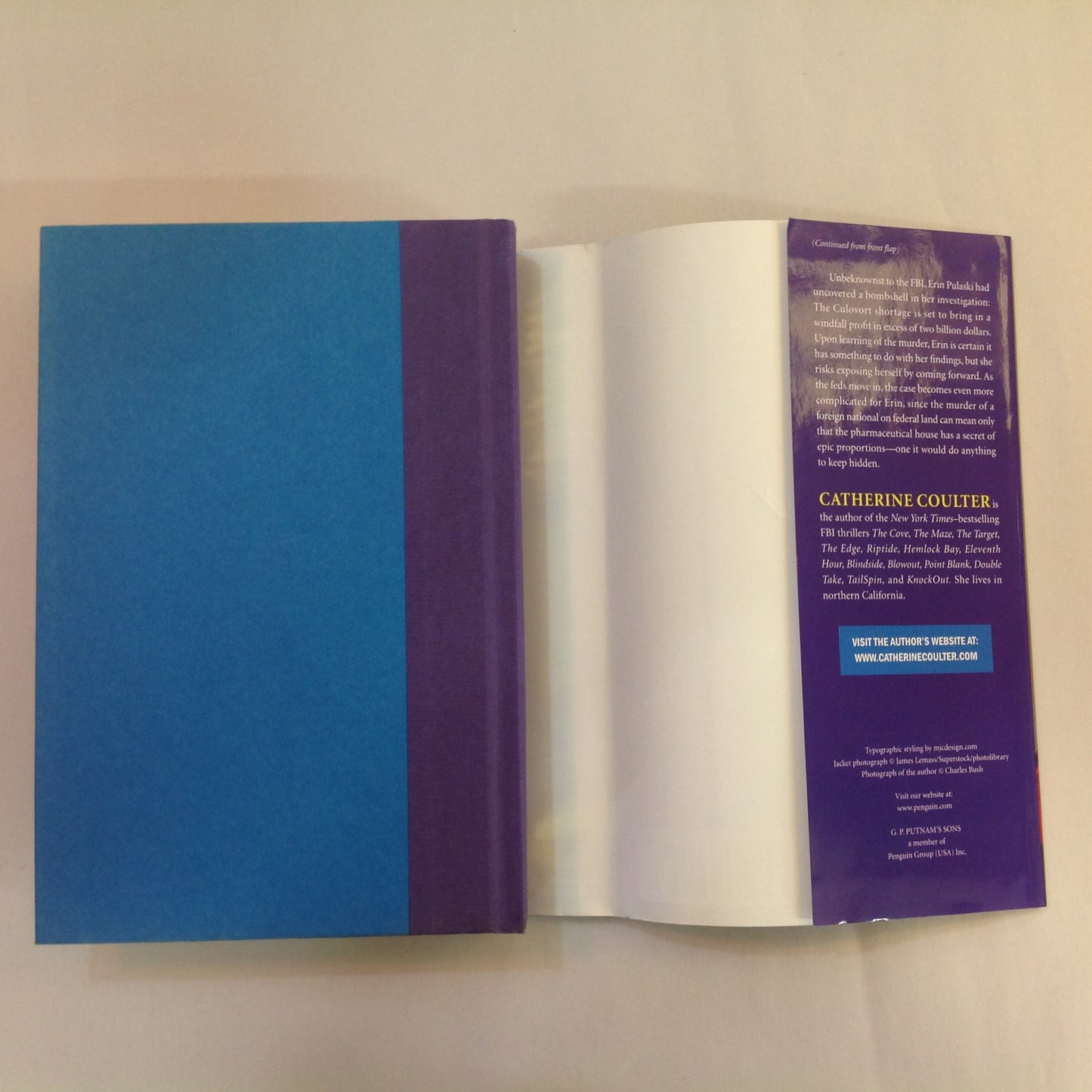 2010 Hardcover WHIPLASH Catherine Coulter
