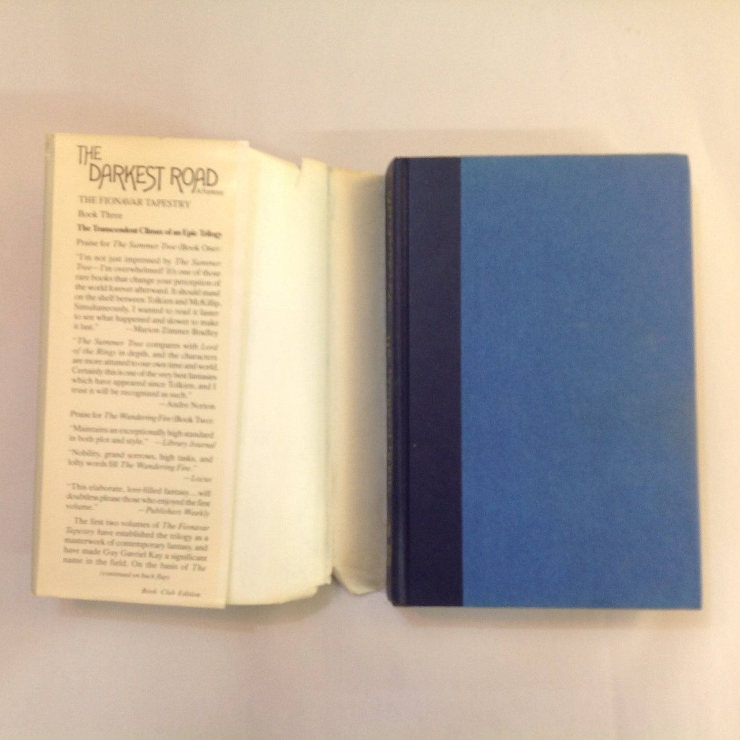 Vintage 1986 Hardcover The Darkest Road: A Fantasy Guy Gavriel Kay BCE