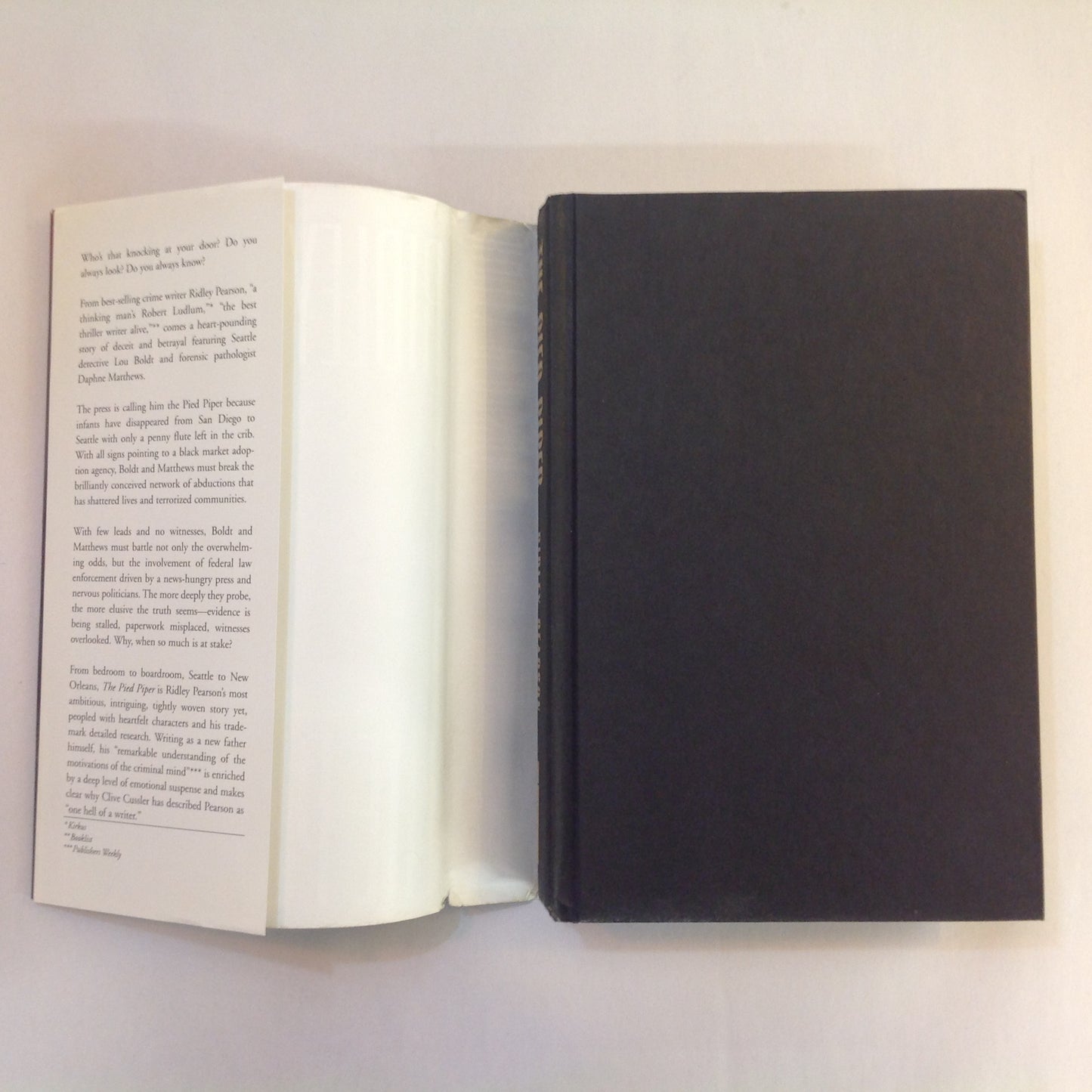 Vintage 1998 Hardcover The Pied Piper Ridley Pearson