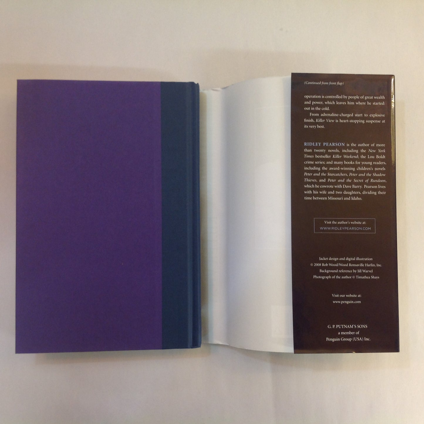 2008 Hardcover Killer View Ridley Pearson