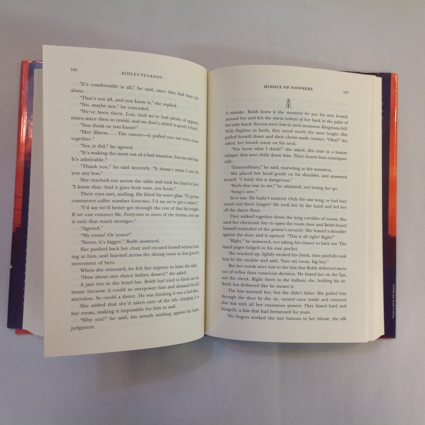 Vintage 2000 Hardcover Middle of Nowhere Ridley Pearson First Edition