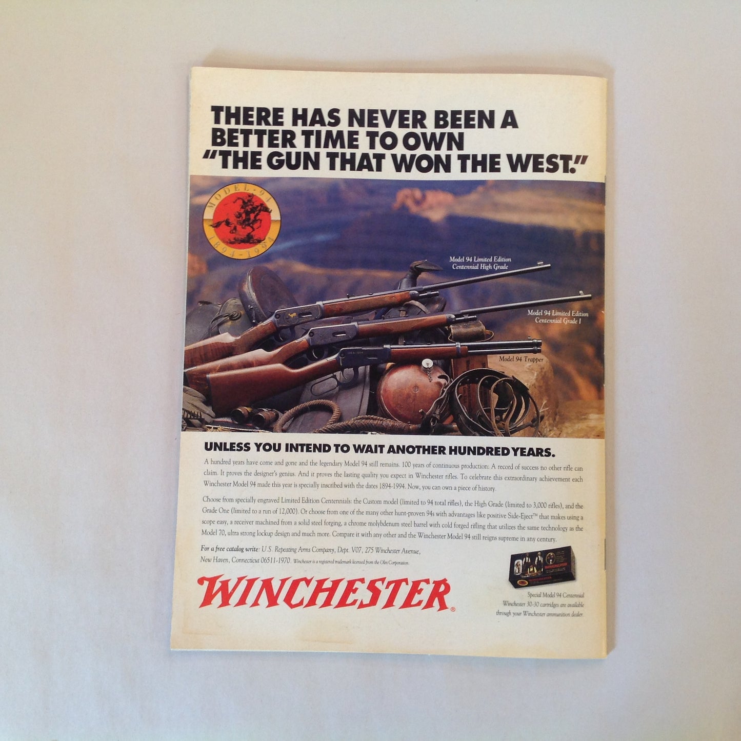 Vintage Apr 1994 American Rifleman Magazine NRA Presents Today's New Guns Urgent NRA Priorities