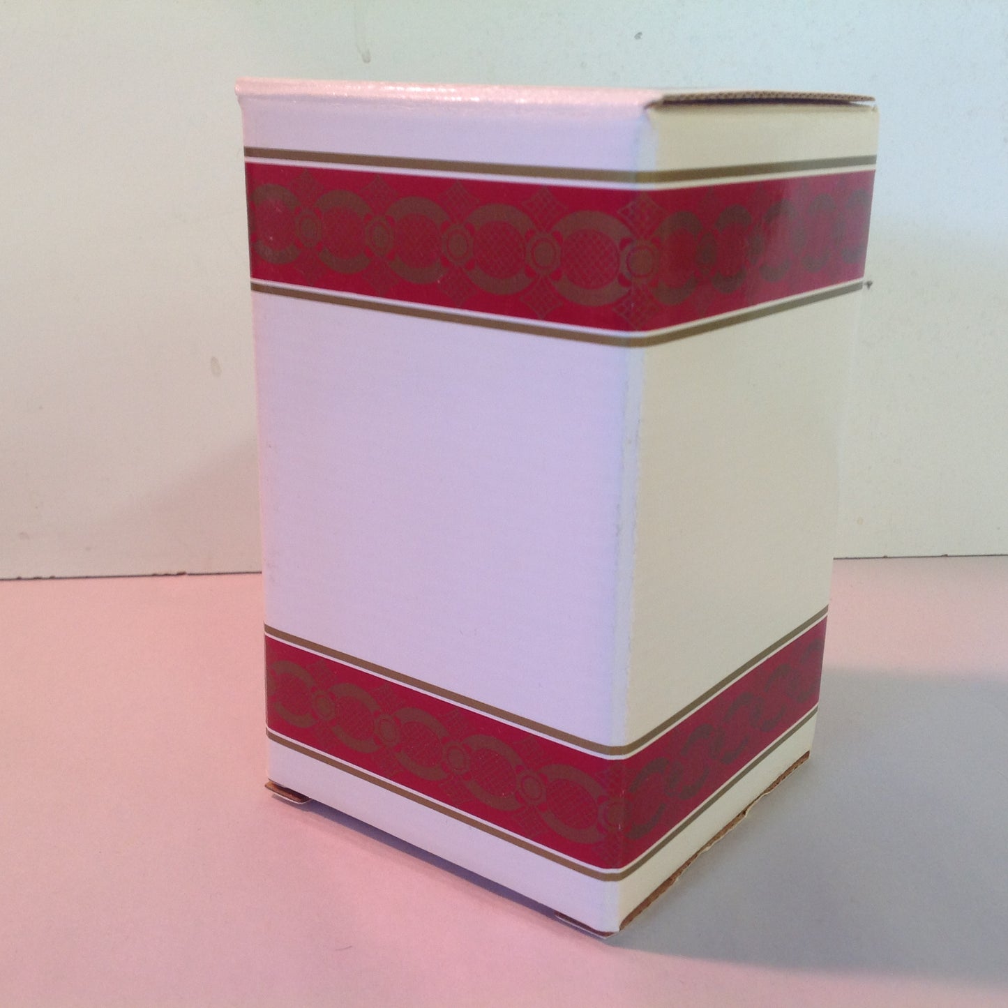 Vintage 1982 Avon 1876 Cape Cod Collection Water Goblet Red Sandwich Glass Unused with Original Box