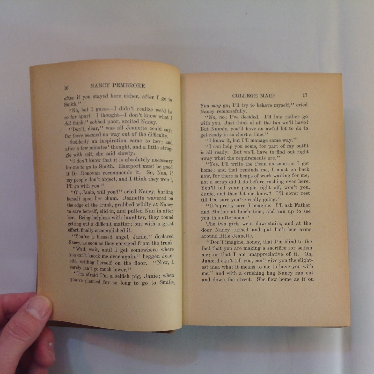 Vintage 1925 Hardcover Nancy Pembroke College Maid and Nancy Pembroke's Vacation in Canda Margaret T. Van Epps