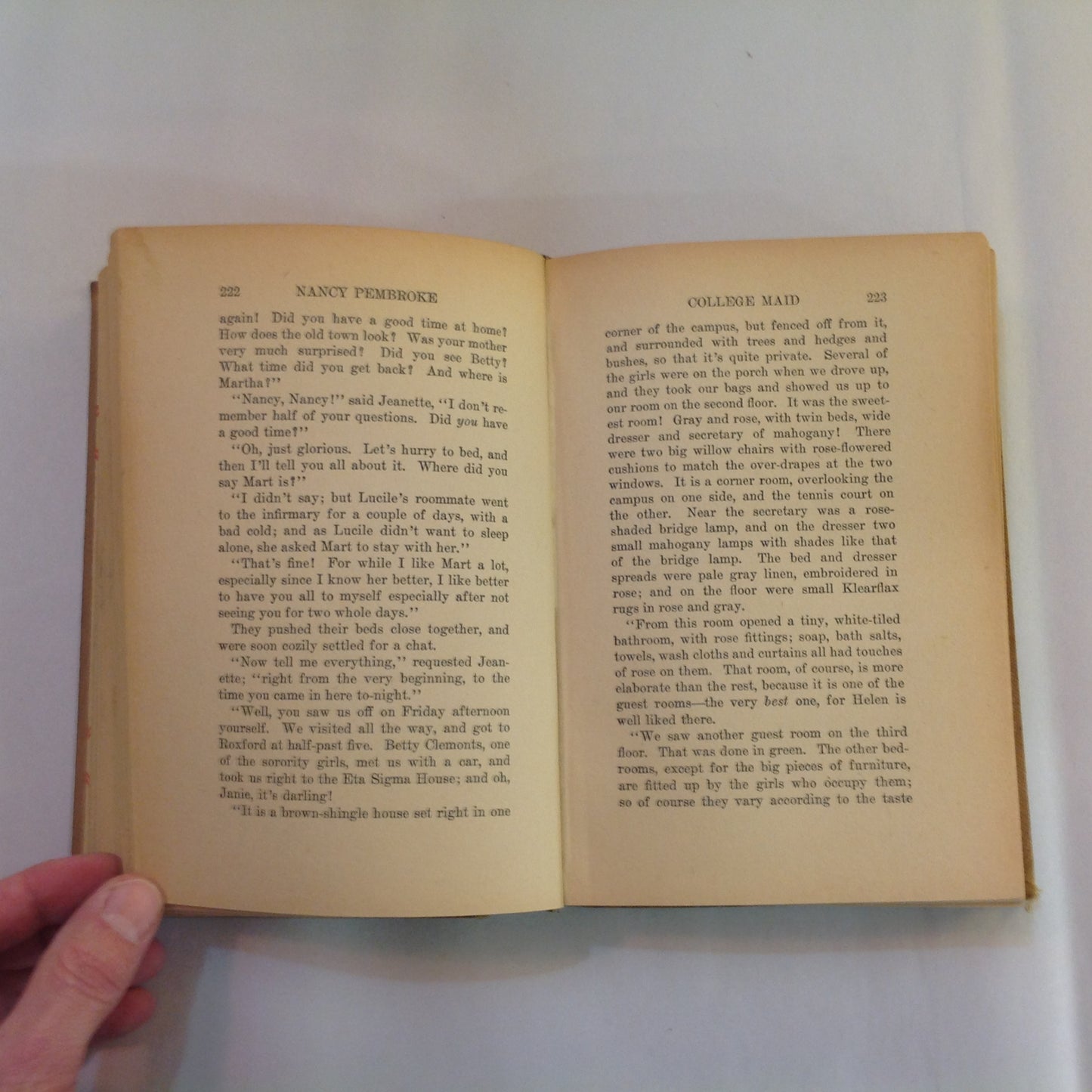 Vintage 1925 Hardcover Nancy Pembroke College Maid and Nancy Pembroke's Vacation in Canda Margaret T. Van Epps