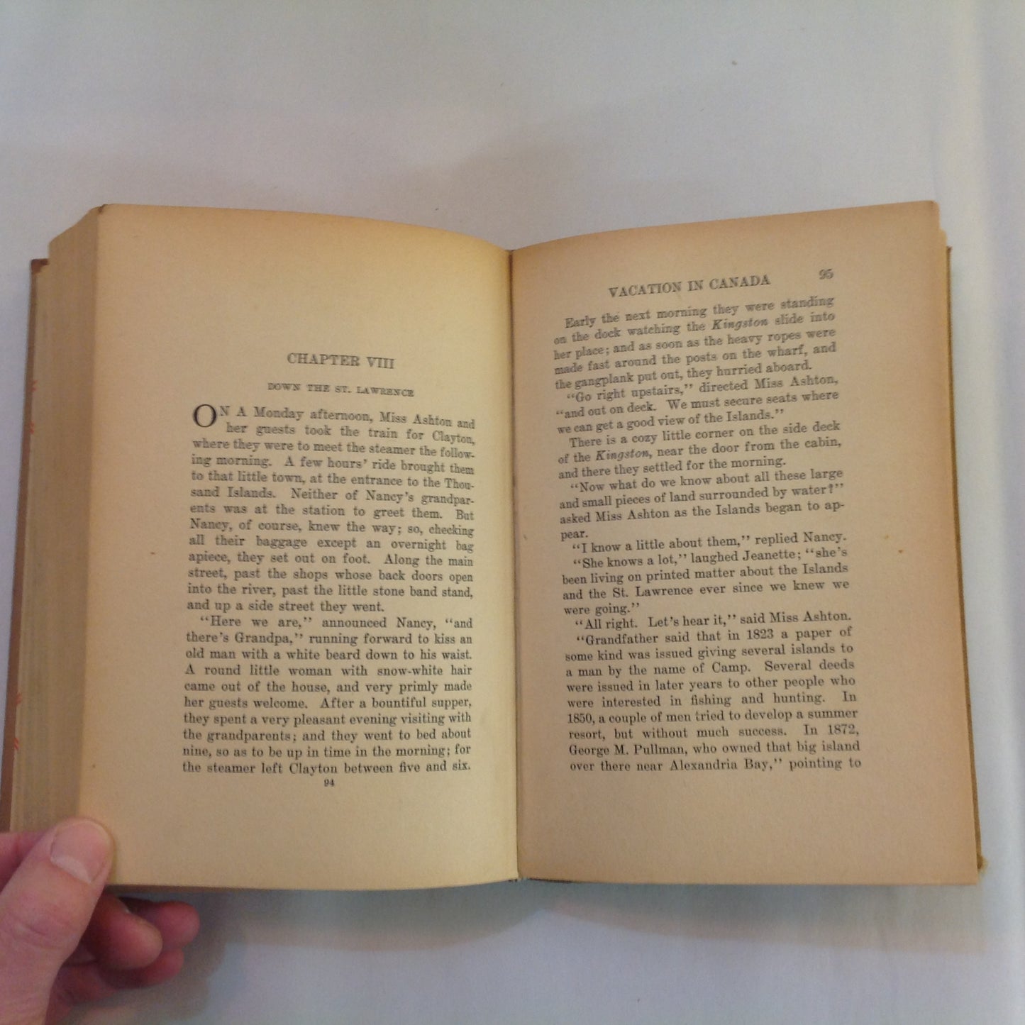 Vintage 1925 Hardcover Nancy Pembroke College Maid and Nancy Pembroke's Vacation in Canda Margaret T. Van Epps