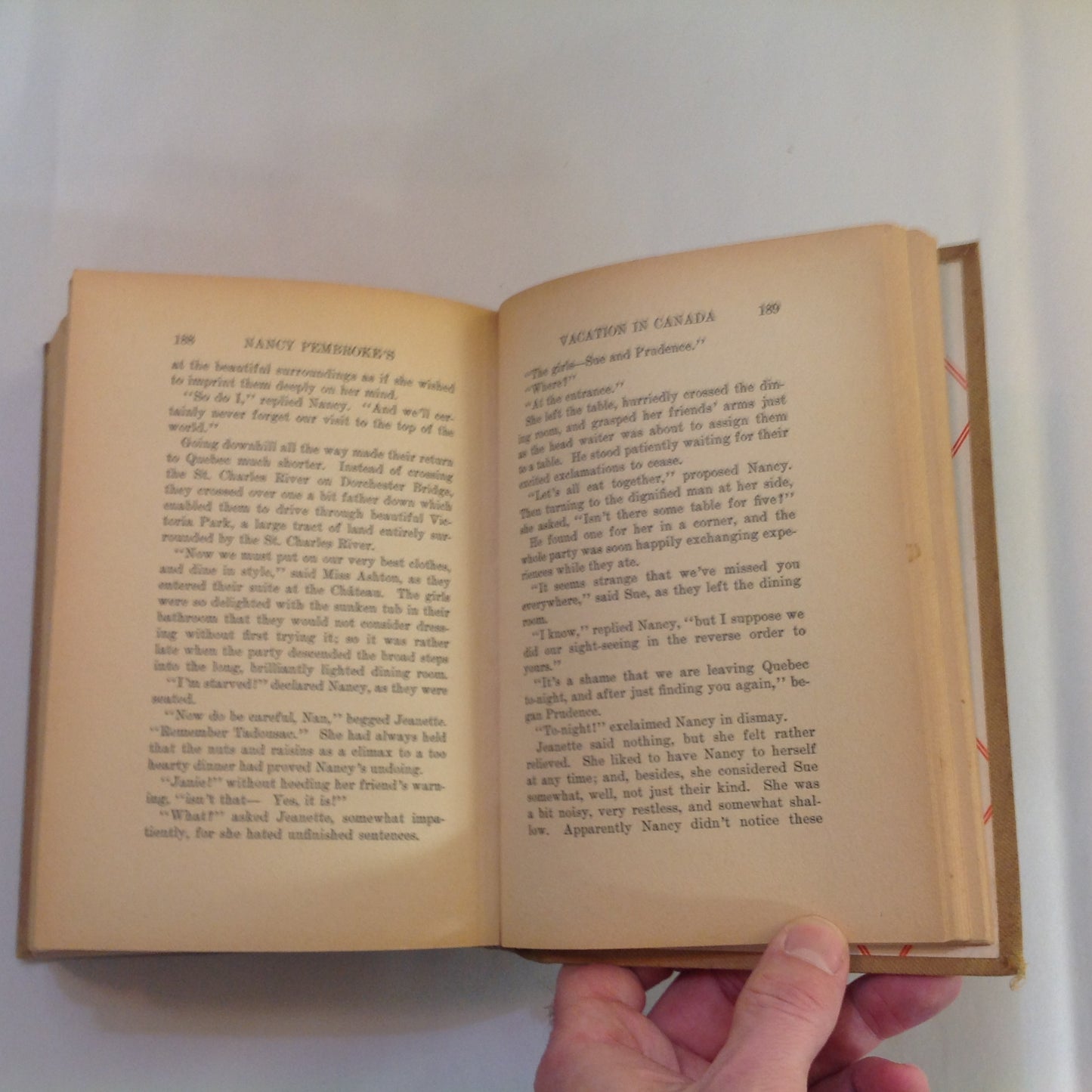 Vintage 1925 Hardcover Nancy Pembroke College Maid and Nancy Pembroke's Vacation in Canda Margaret T. Van Epps