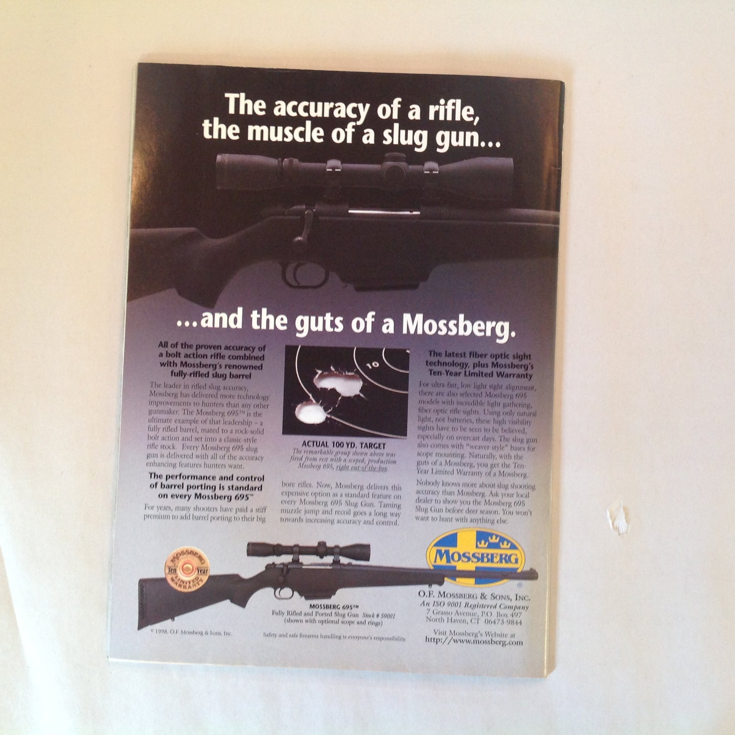 Vintage Sep 1998 American Rifleman Magazine Charlton Heston Silver Bullet Brigade America's NRA Make It Count