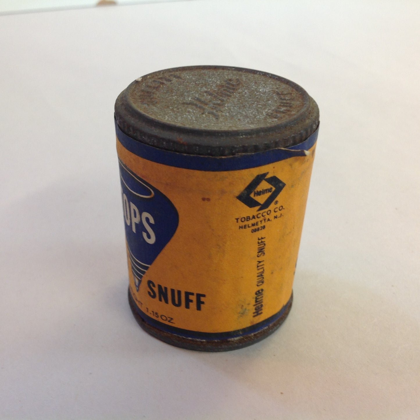 Vintage NOS Unopened Tops Sweet Snuff 1.15 oz Tin