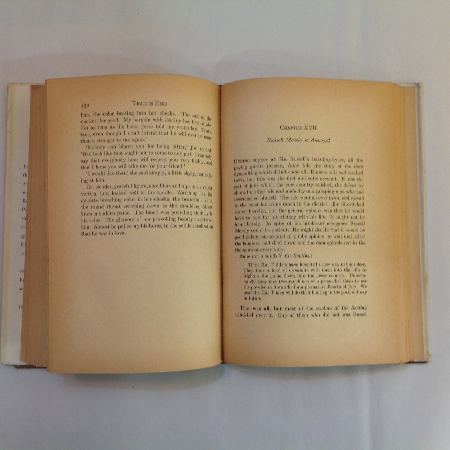 Vintage 1947 Hardcover Trail's End William MacLeod Raine Tower Books First Edition