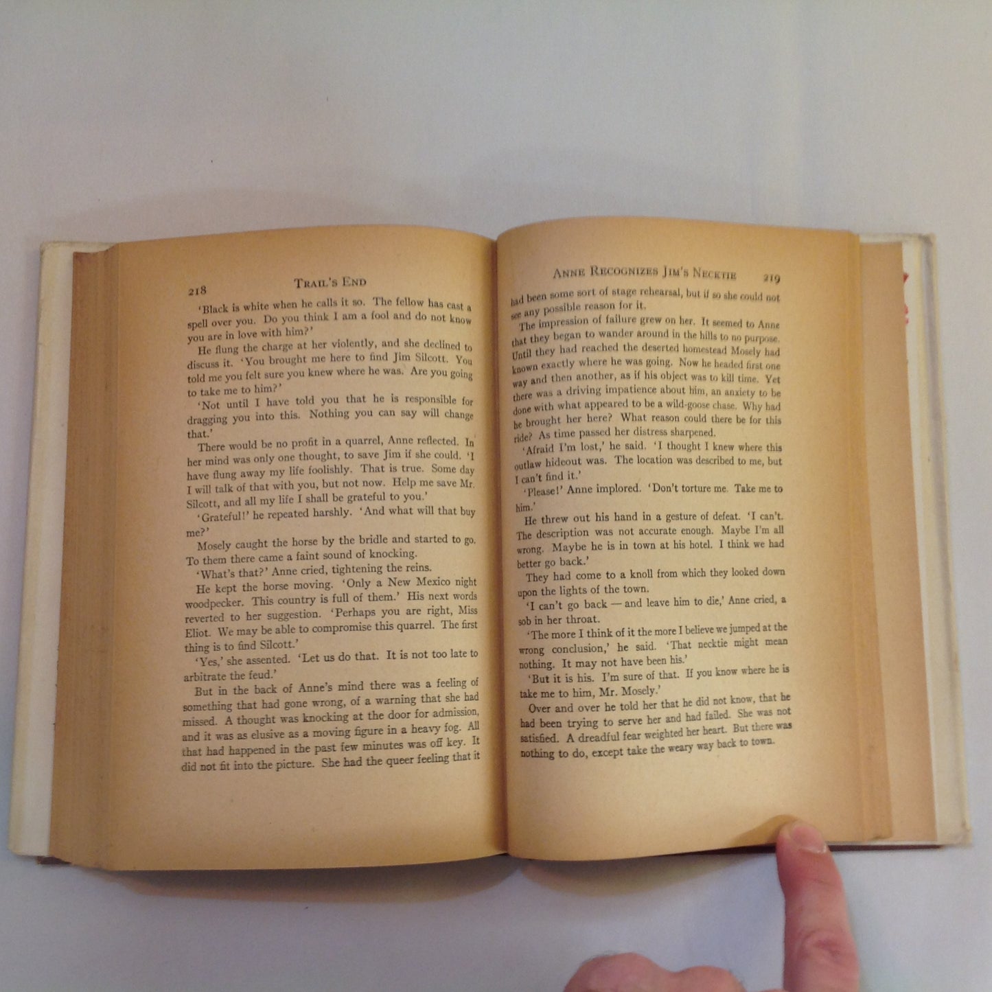 Vintage 1947 Hardcover Trail's End William MacLeod Raine Tower Books First Edition