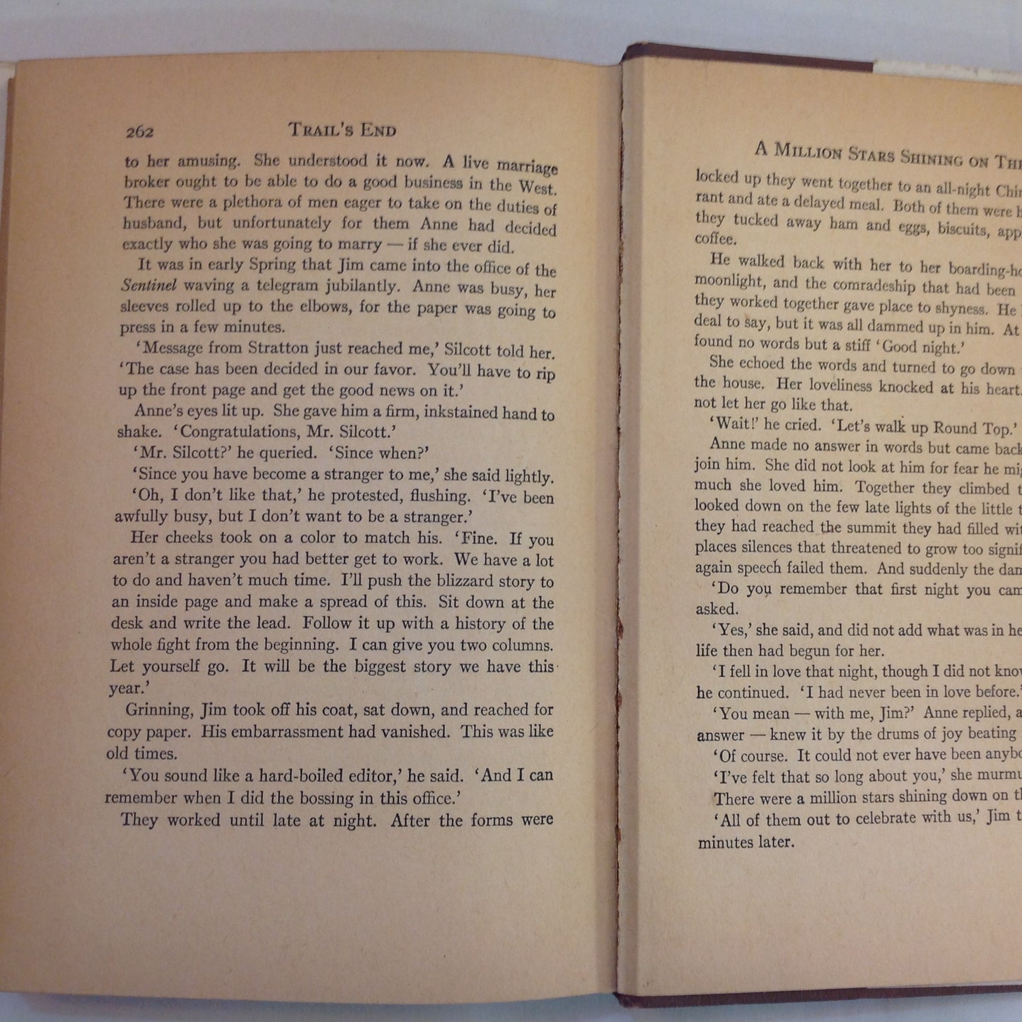 Vintage 1947 Hardcover Trail's End William MacLeod Raine Tower Books First Edition