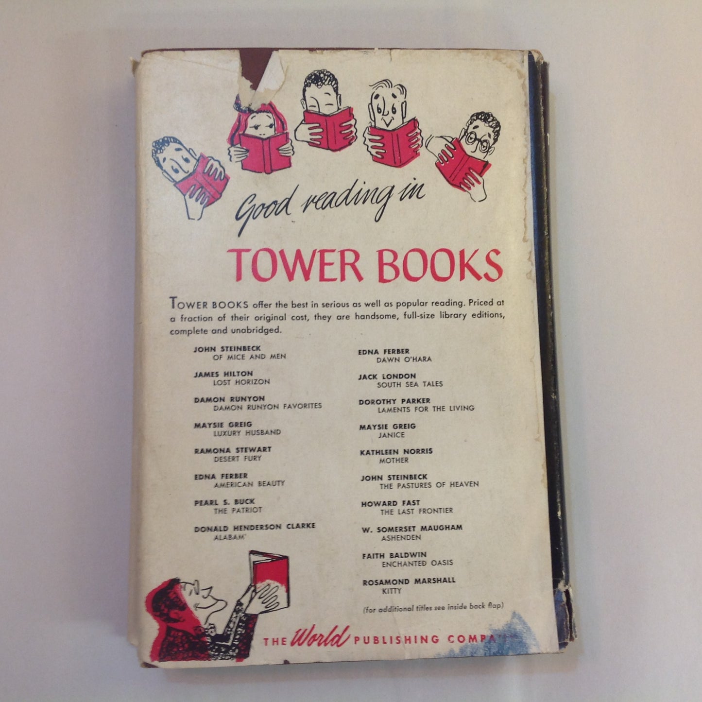 Vintage 1947 Hardcover Trail's End William MacLeod Raine Tower Books First Edition
