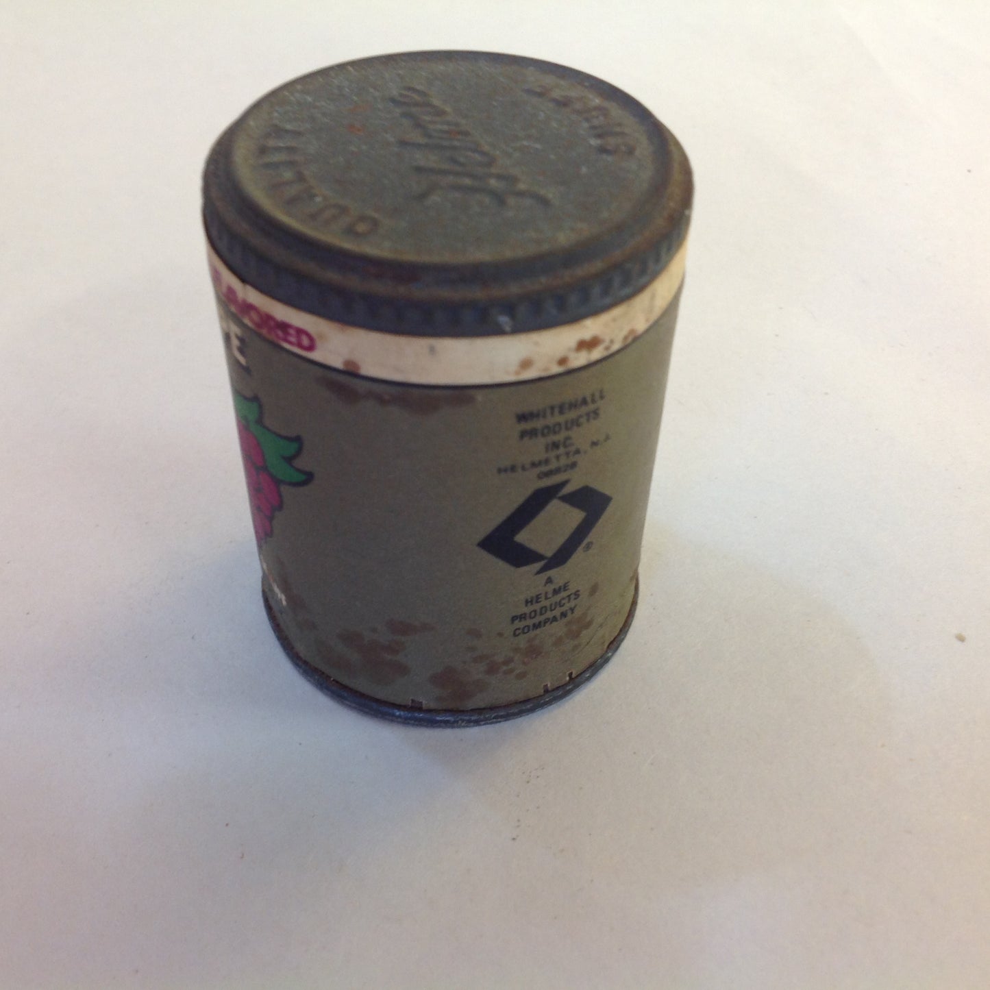 Vintage NOS Unopened Helme/Whitehall Grape Wine Flavored Sweet Snuff 1.15 oz Tin