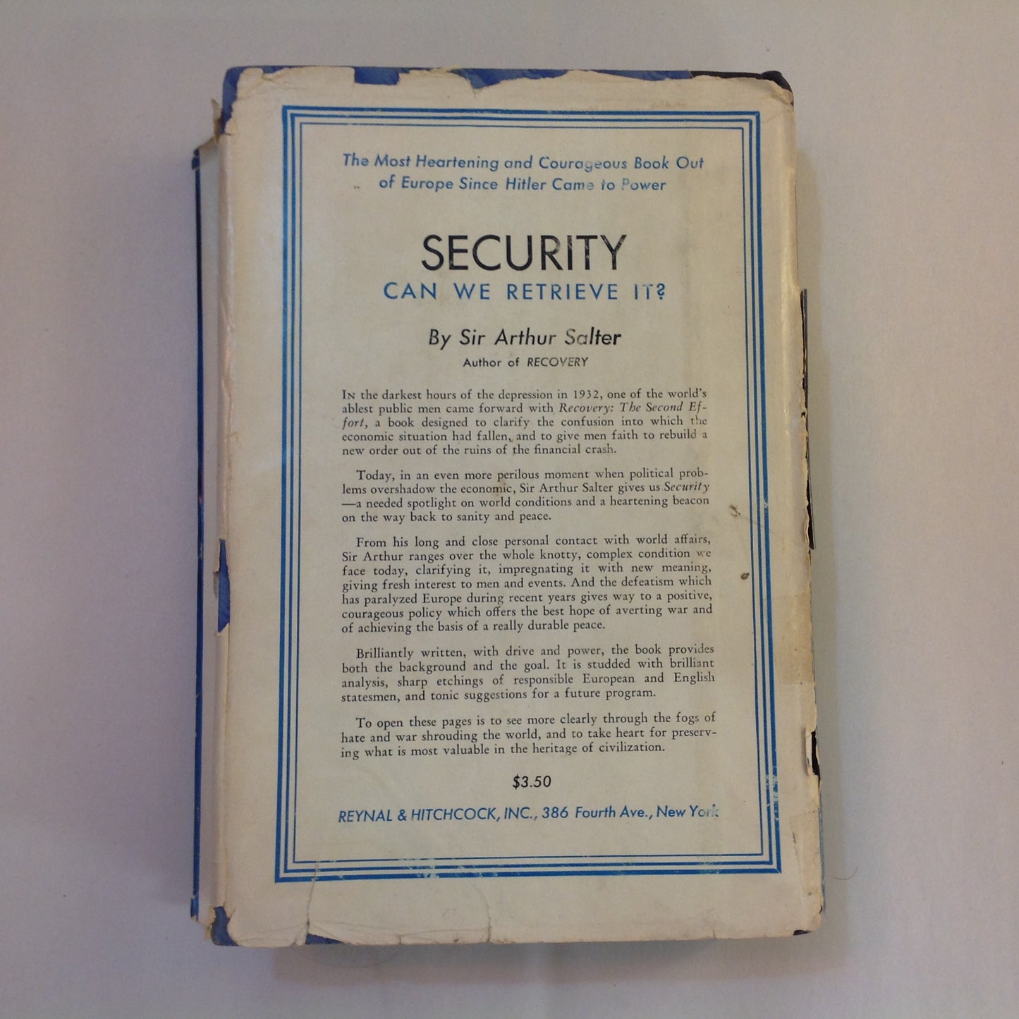 Vintage 1939 Hardcover Wind. Sand and Stars Antoine de Saint Exupery Reynal & Hitchcock First Edition