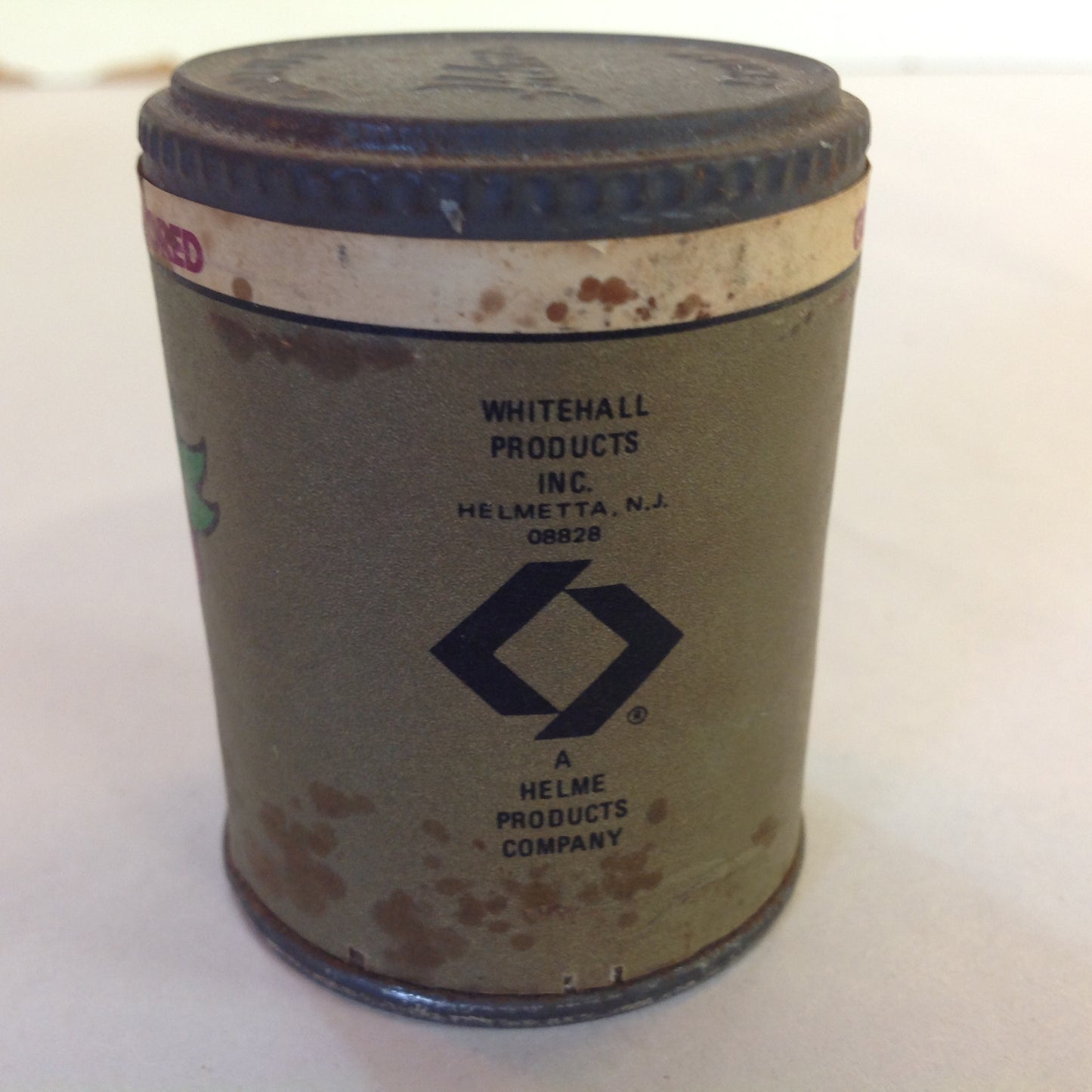Vintage NOS Unopened Helme/Whitehall Grape Wine Flavored Sweet Snuff 1.15 oz Tin