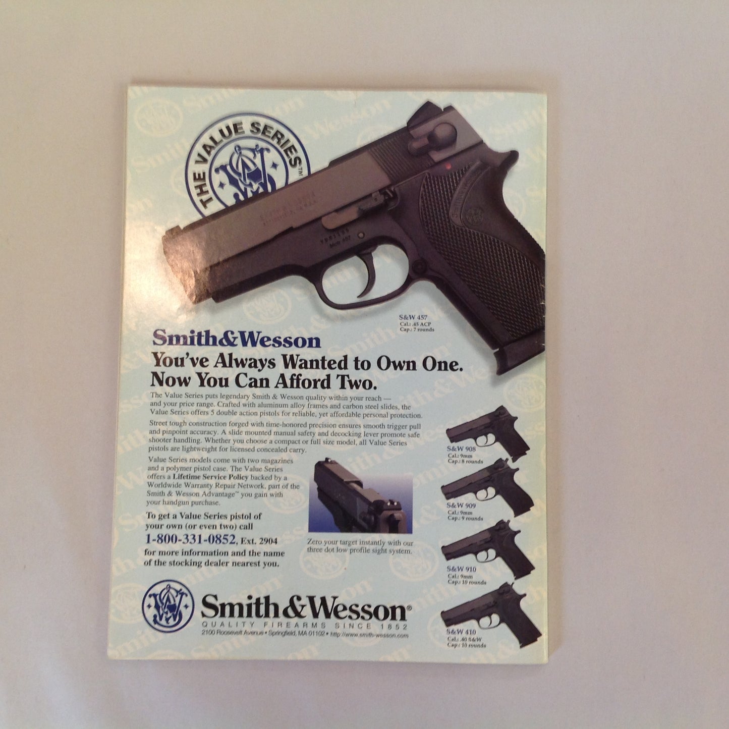 Vintage Sep 1996 Guns & Ammo Magazine Special Buyer's Guide .45 ACP Deer Gear '96