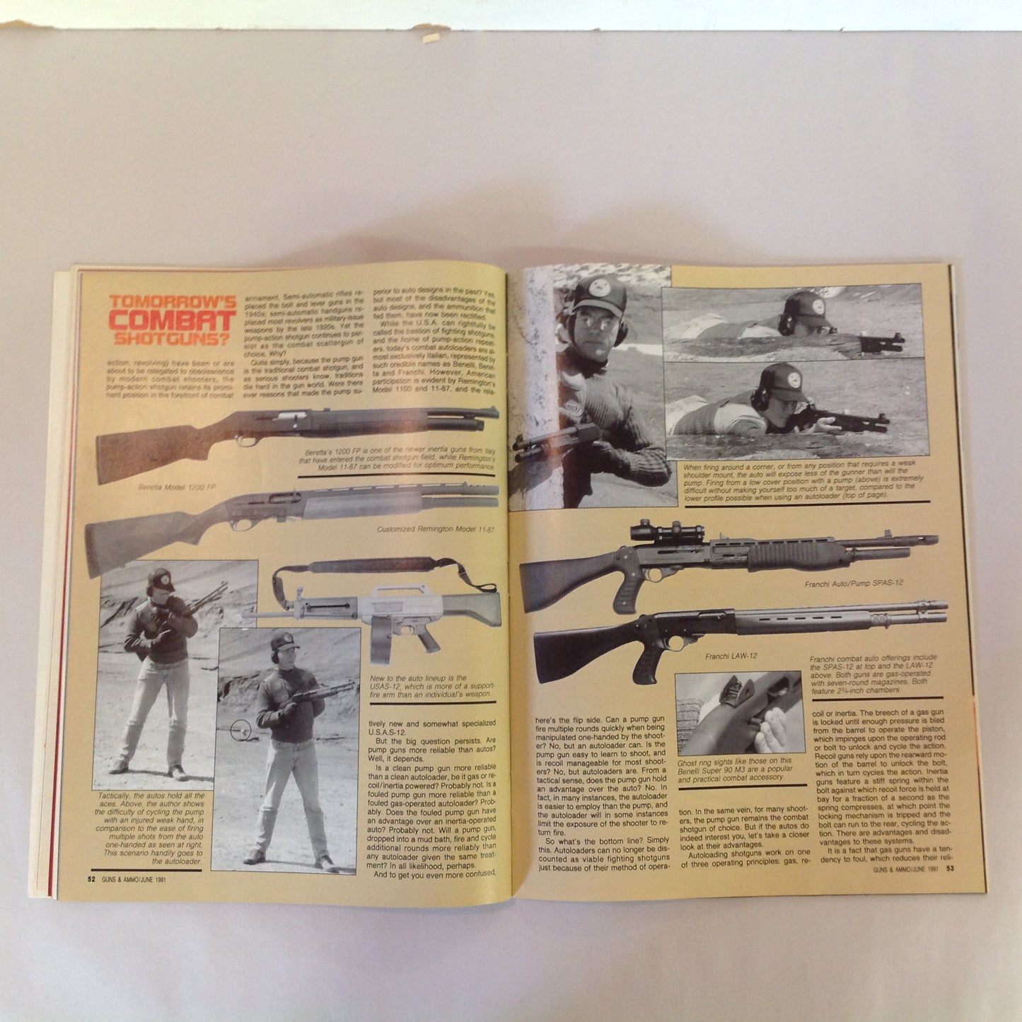 Vintage Jun 1991 Guns & Ammo Magazine Giant 9mm Blowout Guns Loads Buyer's Guide