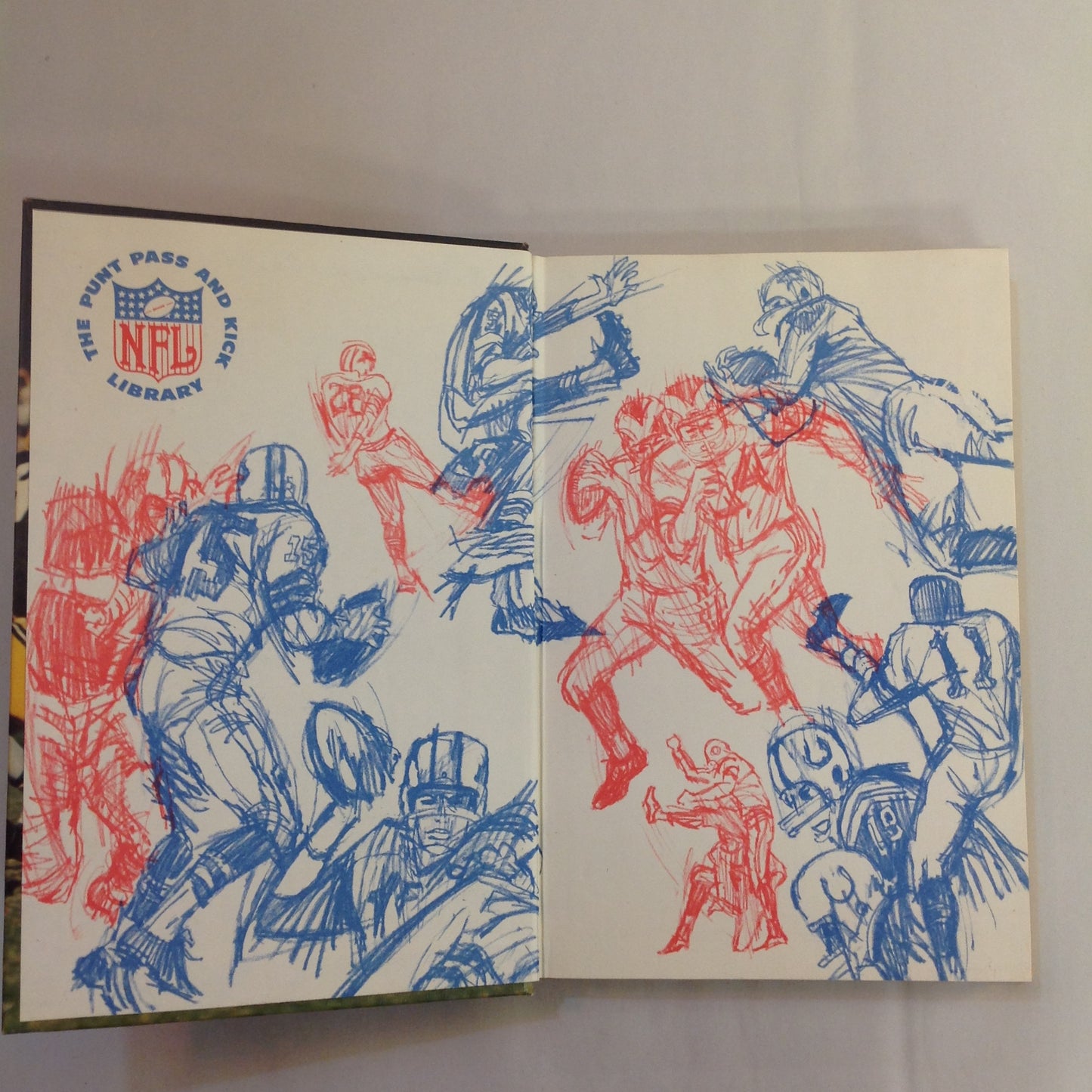 Vintage 1968 Hardcover NFL Punt Pass and Kick Library: Championship Teams of the NFL Phil Berger