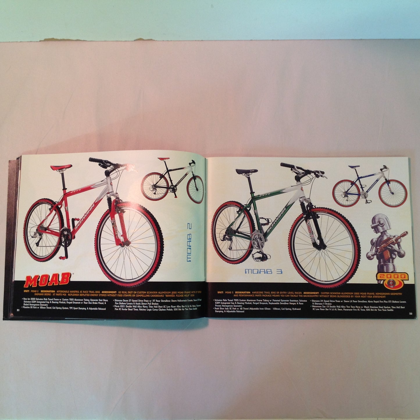 Vintage 1999 Schwinn 2000 Bicycles Technical Revelations New Millennium Brochure
