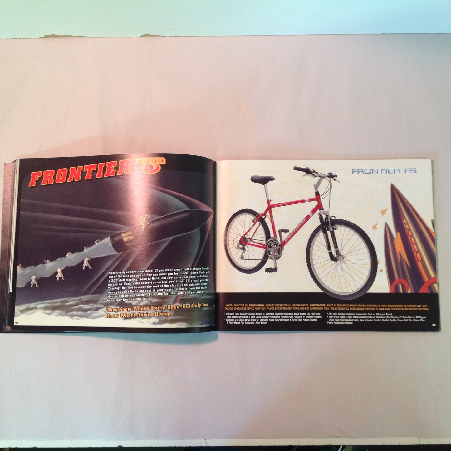 Vintage 1999 Schwinn 2000 Bicycles Technical Revelations New Millennium Brochure