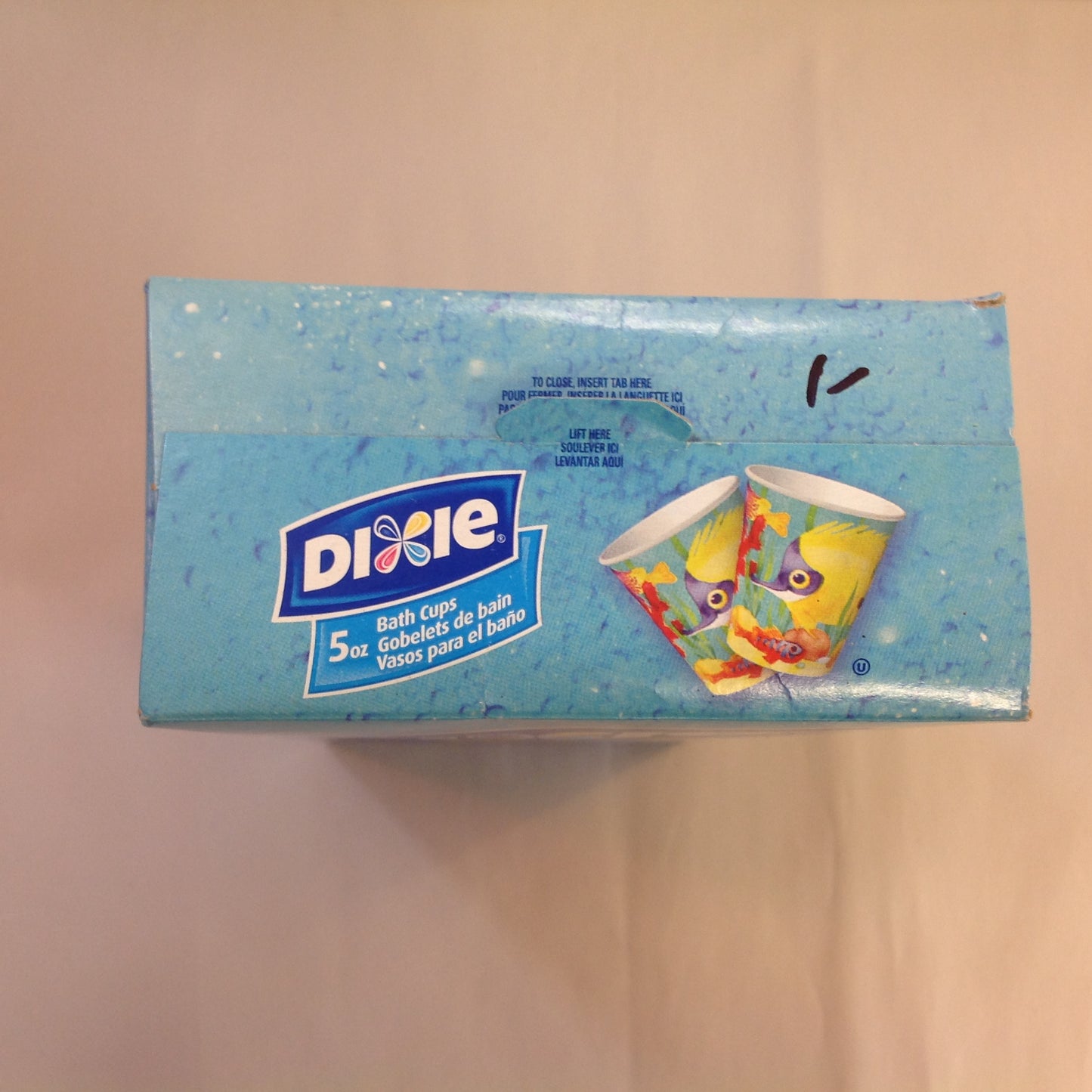 2006 NOS Dixie 5 oz Bath Cups 100 Count Box Tropical Fish