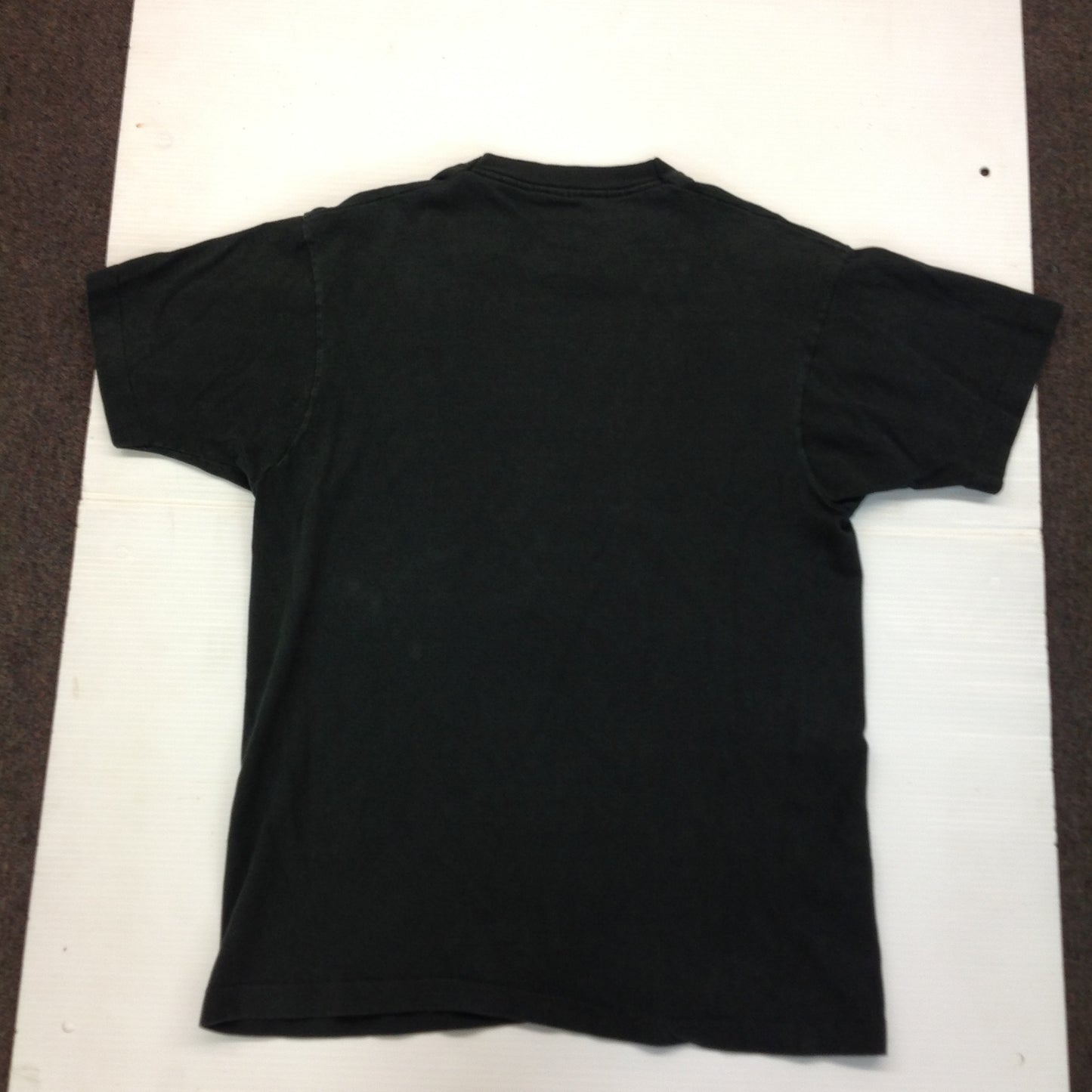 Vintage 1990's Georgetown University Black T-Shirt Large Fruit of the Loom FoTL Bulldog Graphics