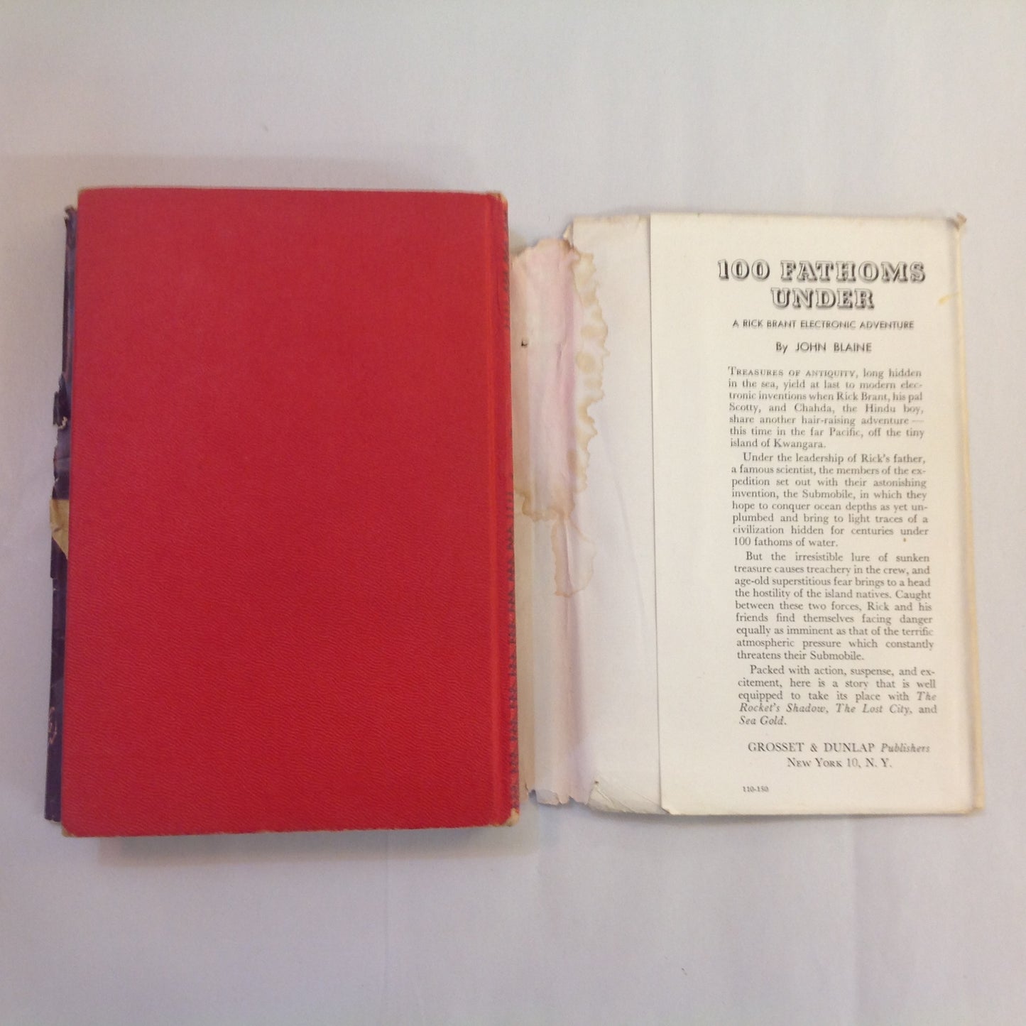 Vintage 1948 Hardcover The Whispering Box Mystery: A Rick Brant Science-Adventure Story John Blaine
