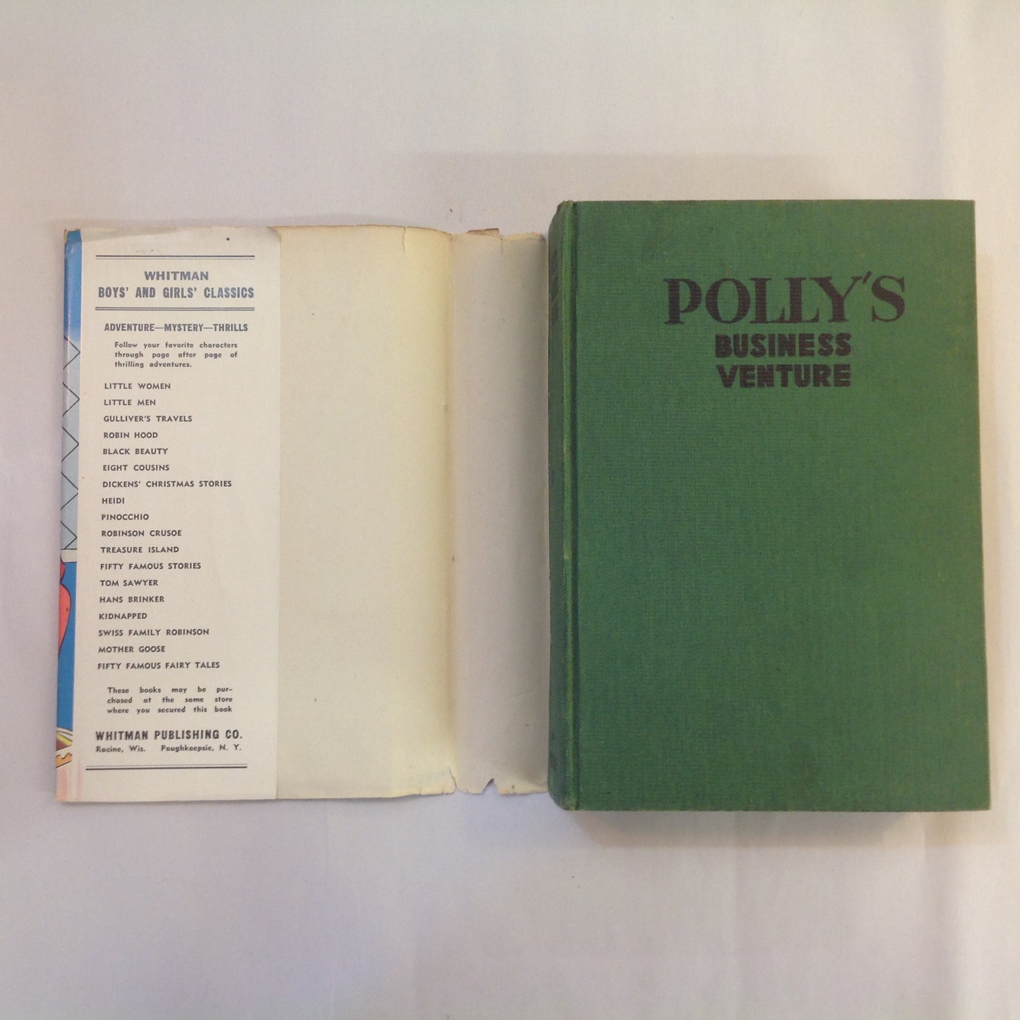 Vintage 1932 Hardcover Polly's Business Venture Lillian Elizabeth Roy