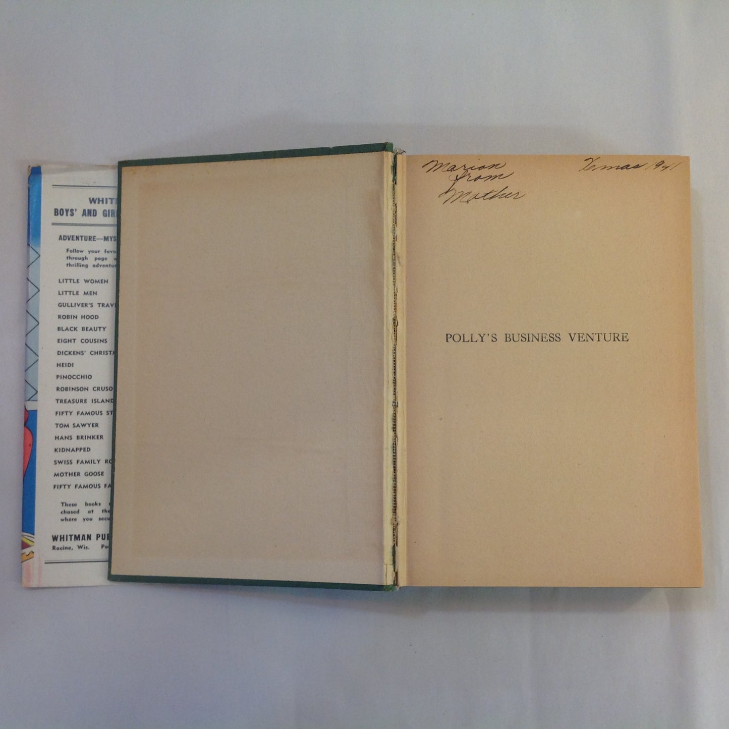 Vintage 1932 Hardcover Polly's Business Venture Lillian Elizabeth Roy