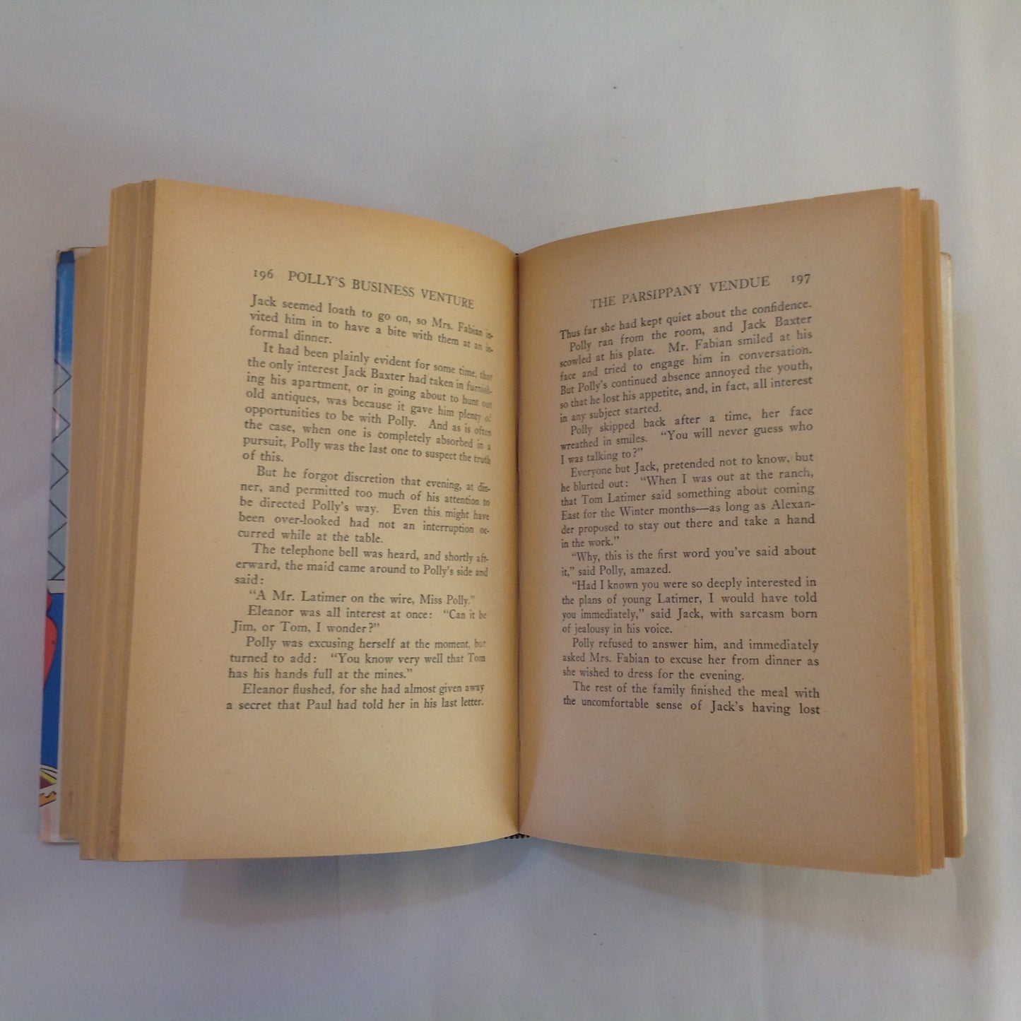 Vintage 1932 Hardcover Polly's Business Venture Lillian Elizabeth Roy