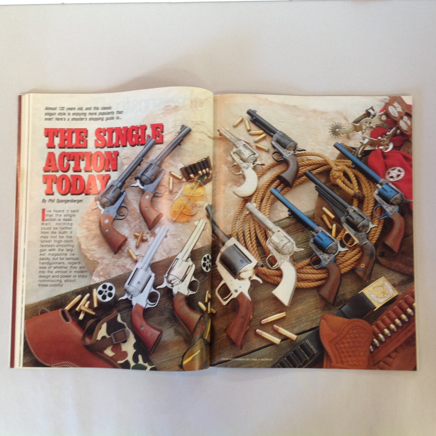 Vintage Dec 199 Guns & Ammo Magazine Exclusive Report: Top 10 Handguns