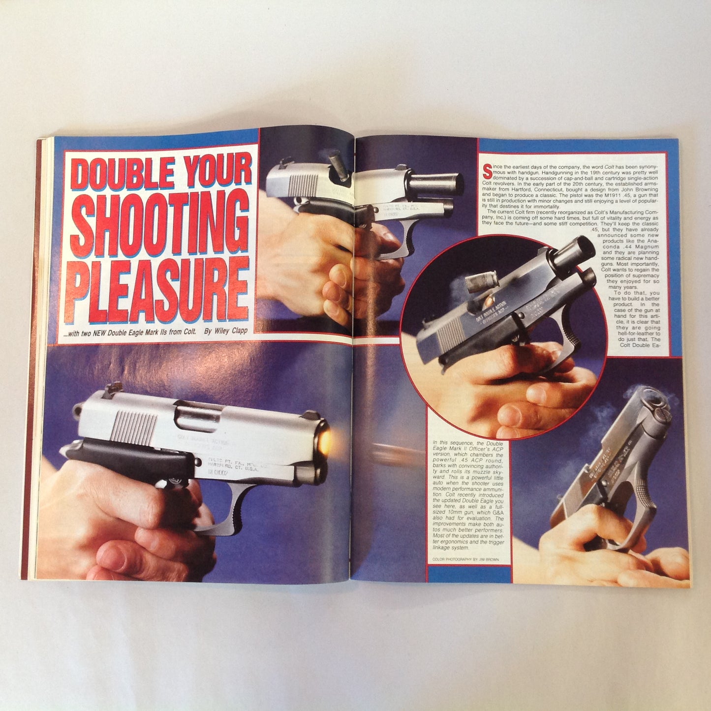 Vintage Dec 199 Guns & Ammo Magazine Exclusive Report: Top 10 Handguns