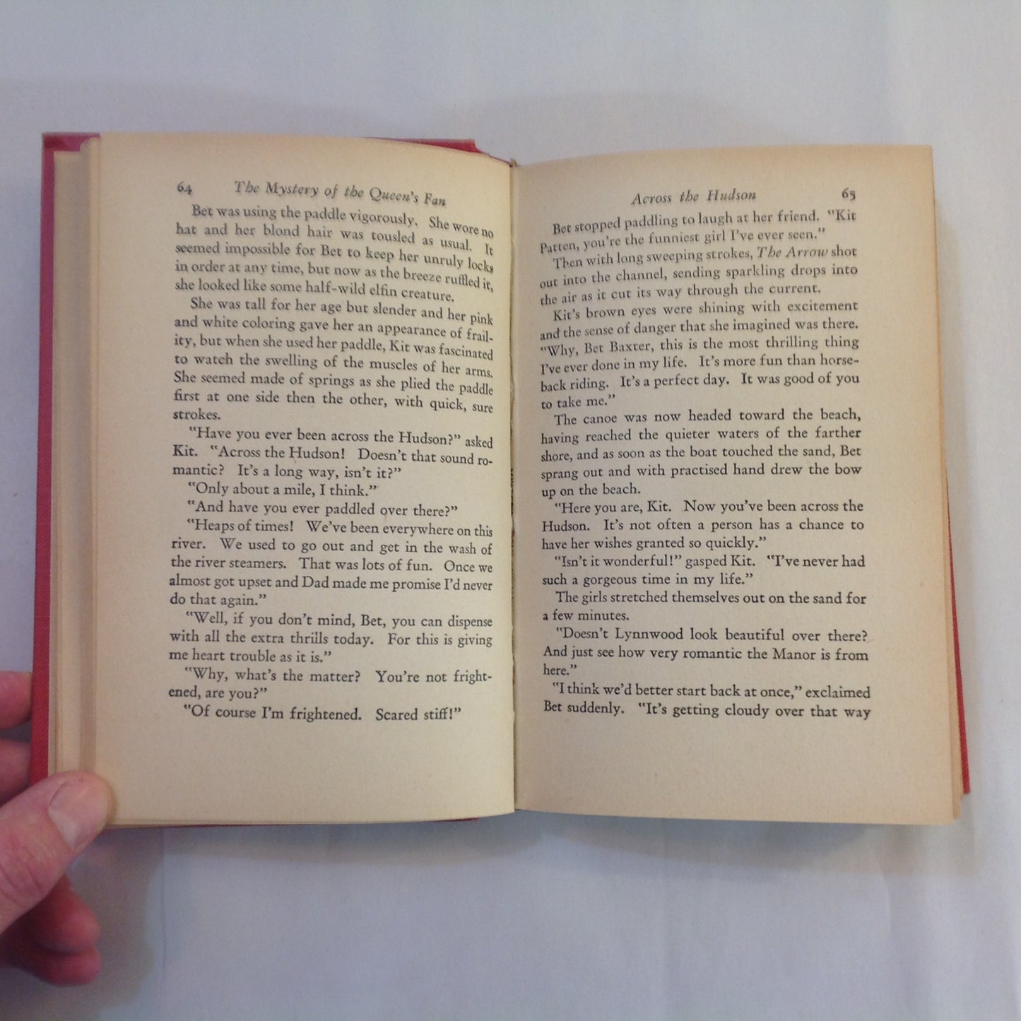 Vintage 1932 Hardcover The Merriweather Girls and the Mystery of the Queen's Fan Lizette Edholm Goldsmith First