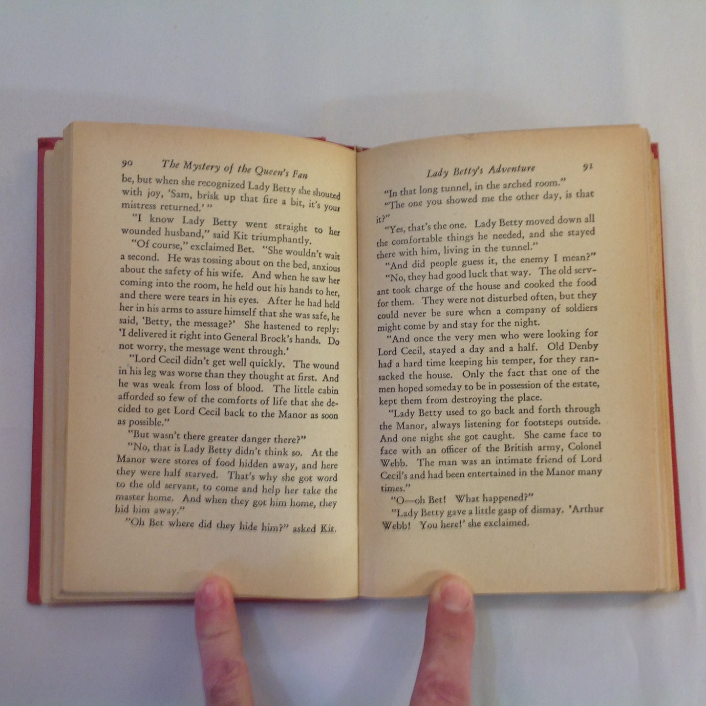 Vintage 1932 Hardcover The Merriweather Girls and the Mystery of the Queen's Fan Lizette Edholm Goldsmith First