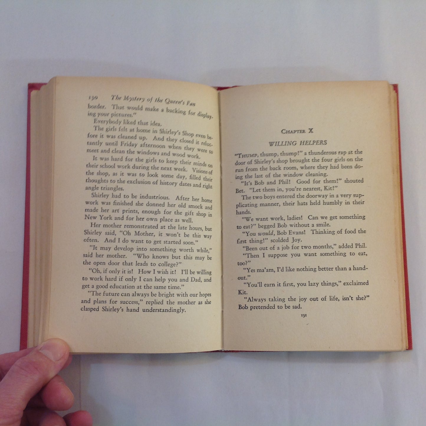 Vintage 1932 Hardcover The Merriweather Girls and the Mystery of the Queen's Fan Lizette Edholm Goldsmith First