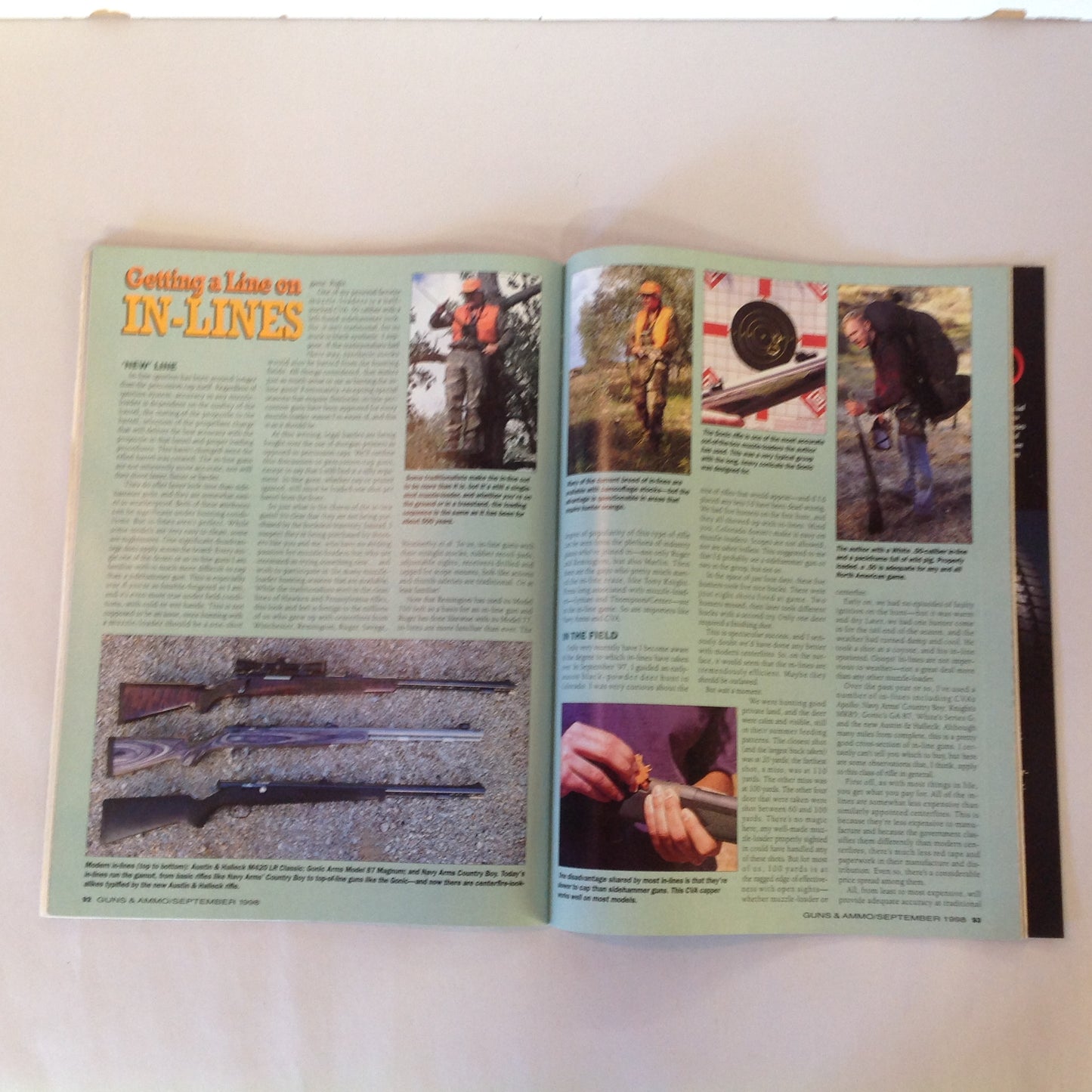 Vintage Sep 1998 Guns & Ammo Magazine 40th Anniversary Giant Collector's Edition